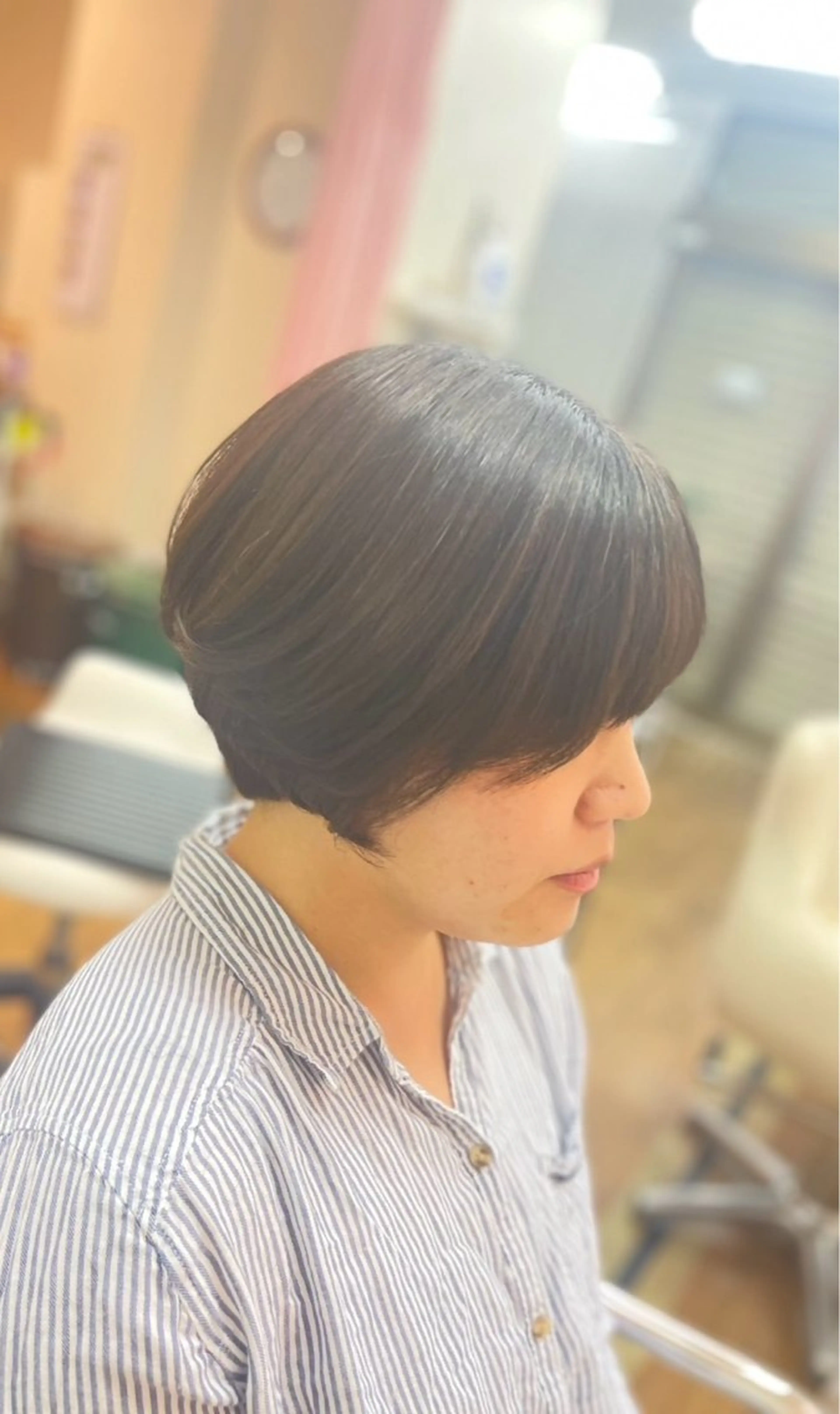 ショート 縮毛矯正 現在 使われていませんのヘアスタイル