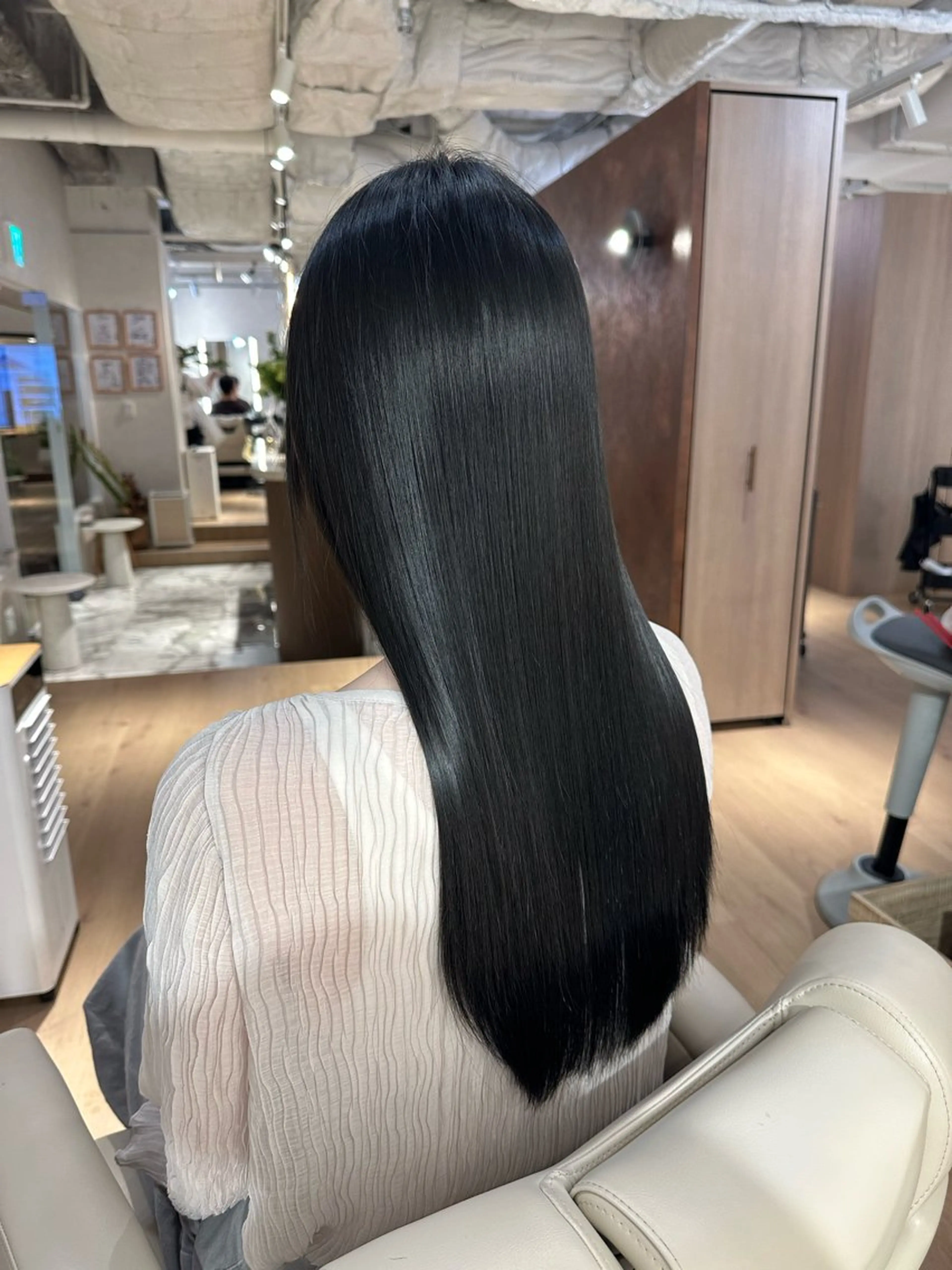 ロング 髪質改善 ヘアカラー Bonheur shunのヘアスタイル