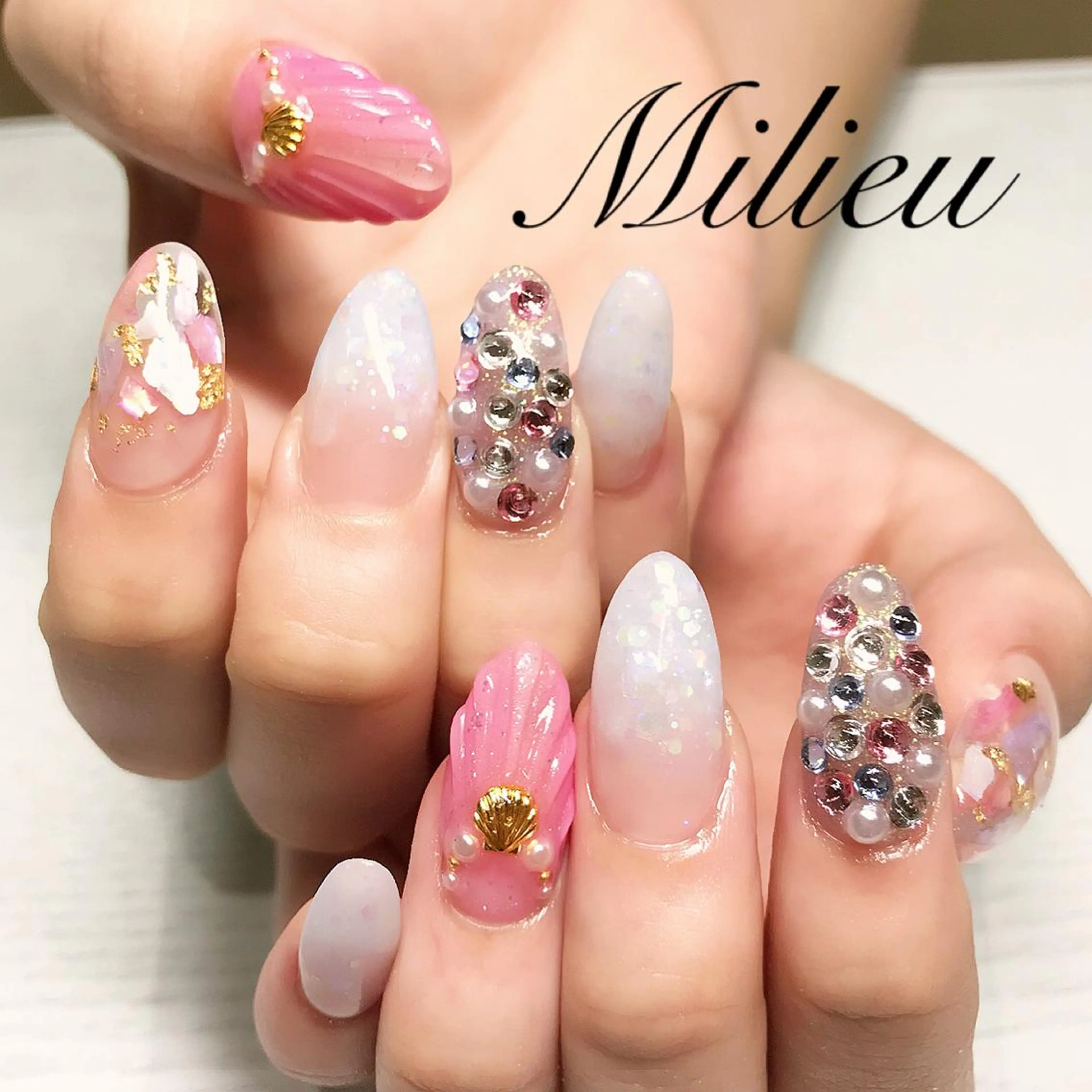 ネイル スカルプネイル ハンドネイル 吉澤 圭のネイルデザイン