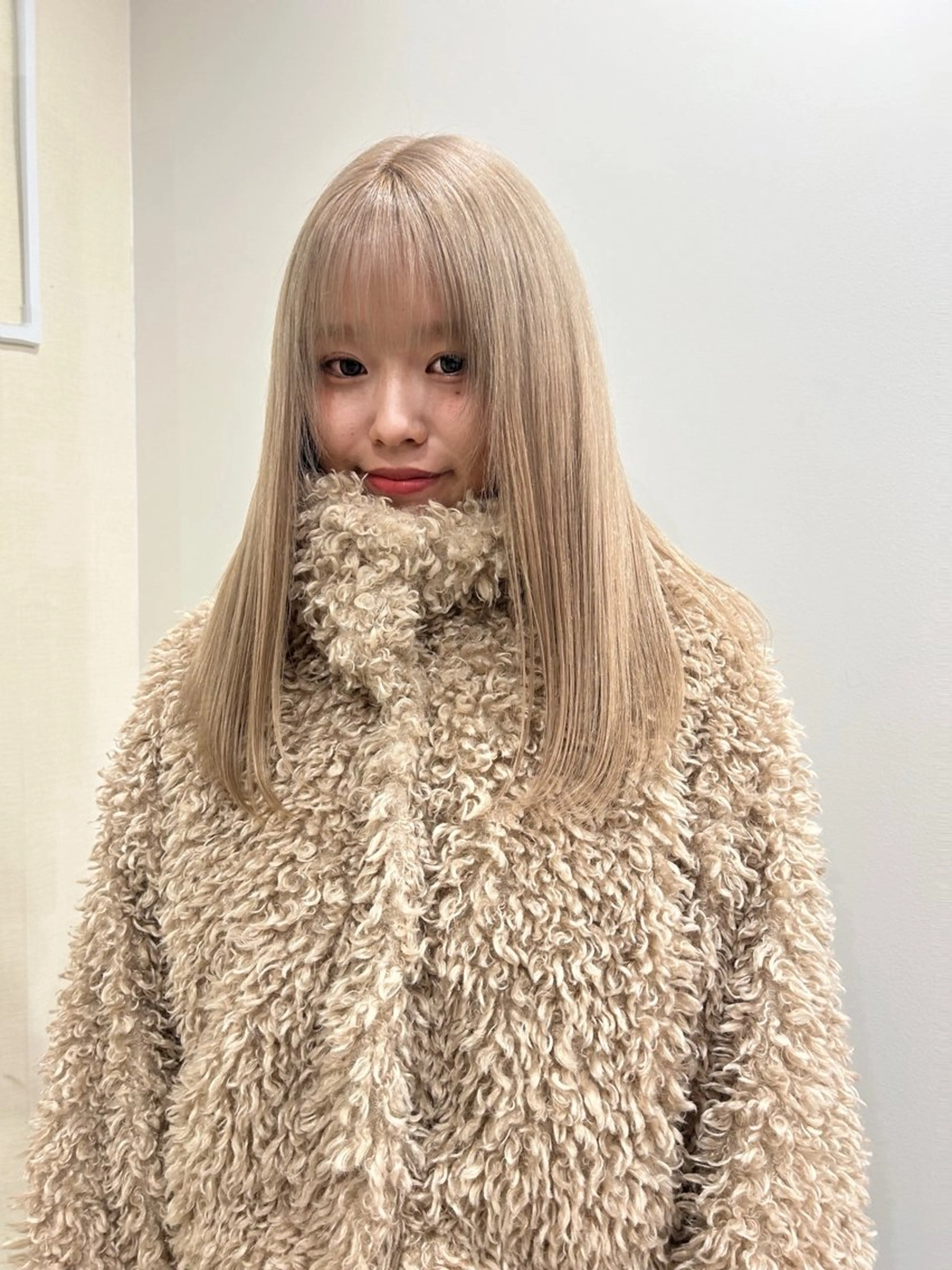 セミロング ヘアカラー hair&eye🎀 /momoKaのヘアスタイル