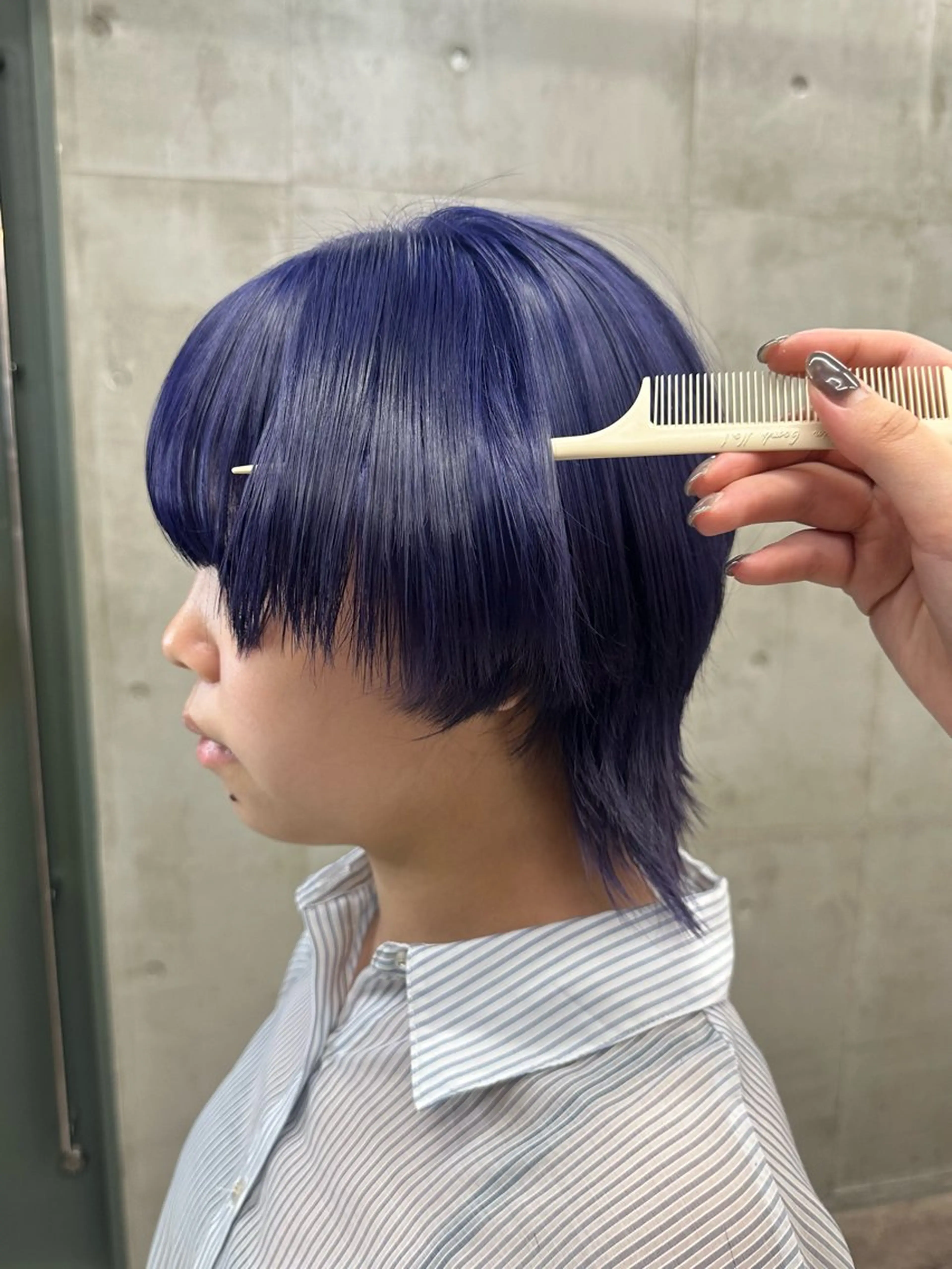 ショート カラー ブルーカラー カットモデル募集中 ／HARUKA🎀のヘアスタイル