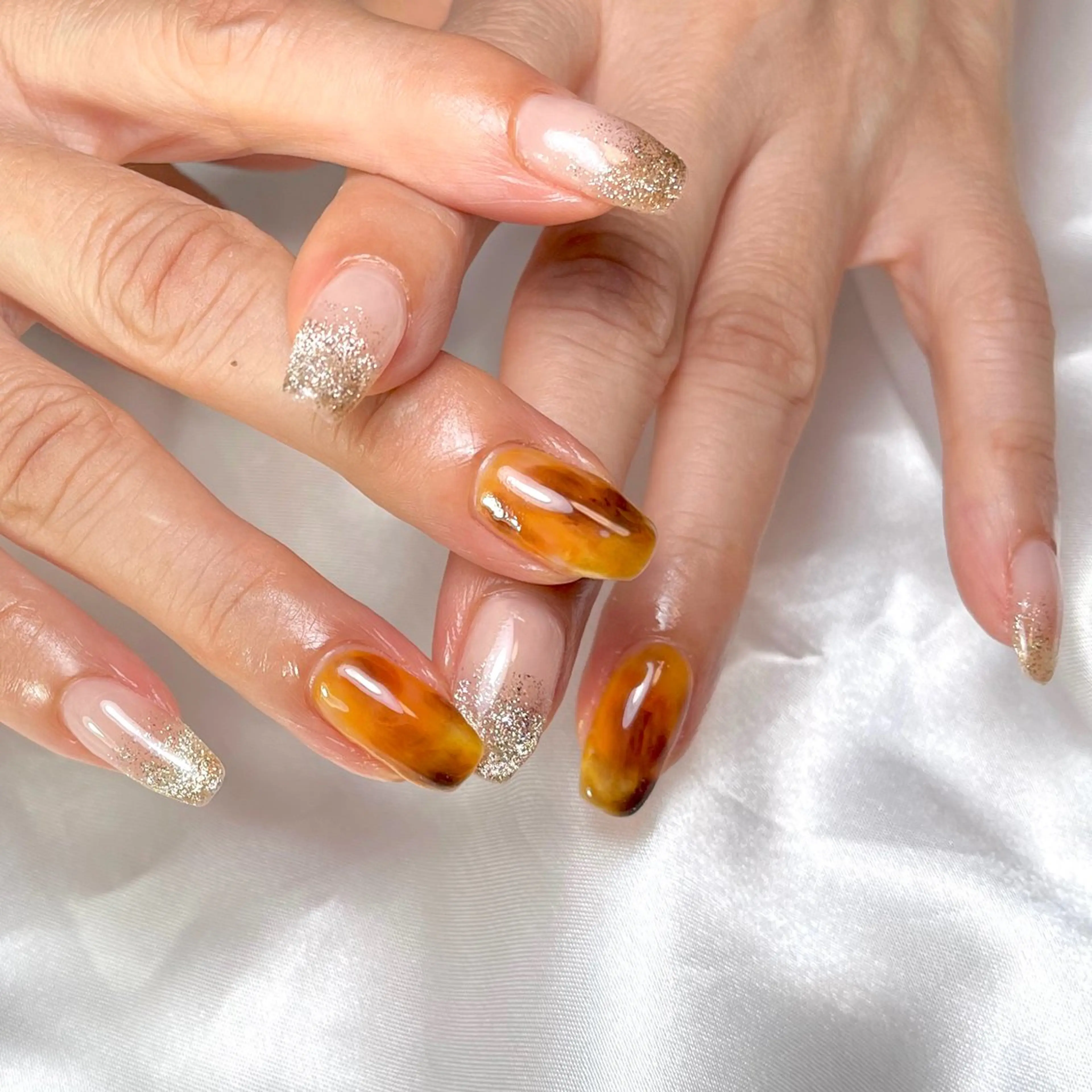 ネイル べっ甲ネイル マグネットネイル COCO NAILのネイルデザイン