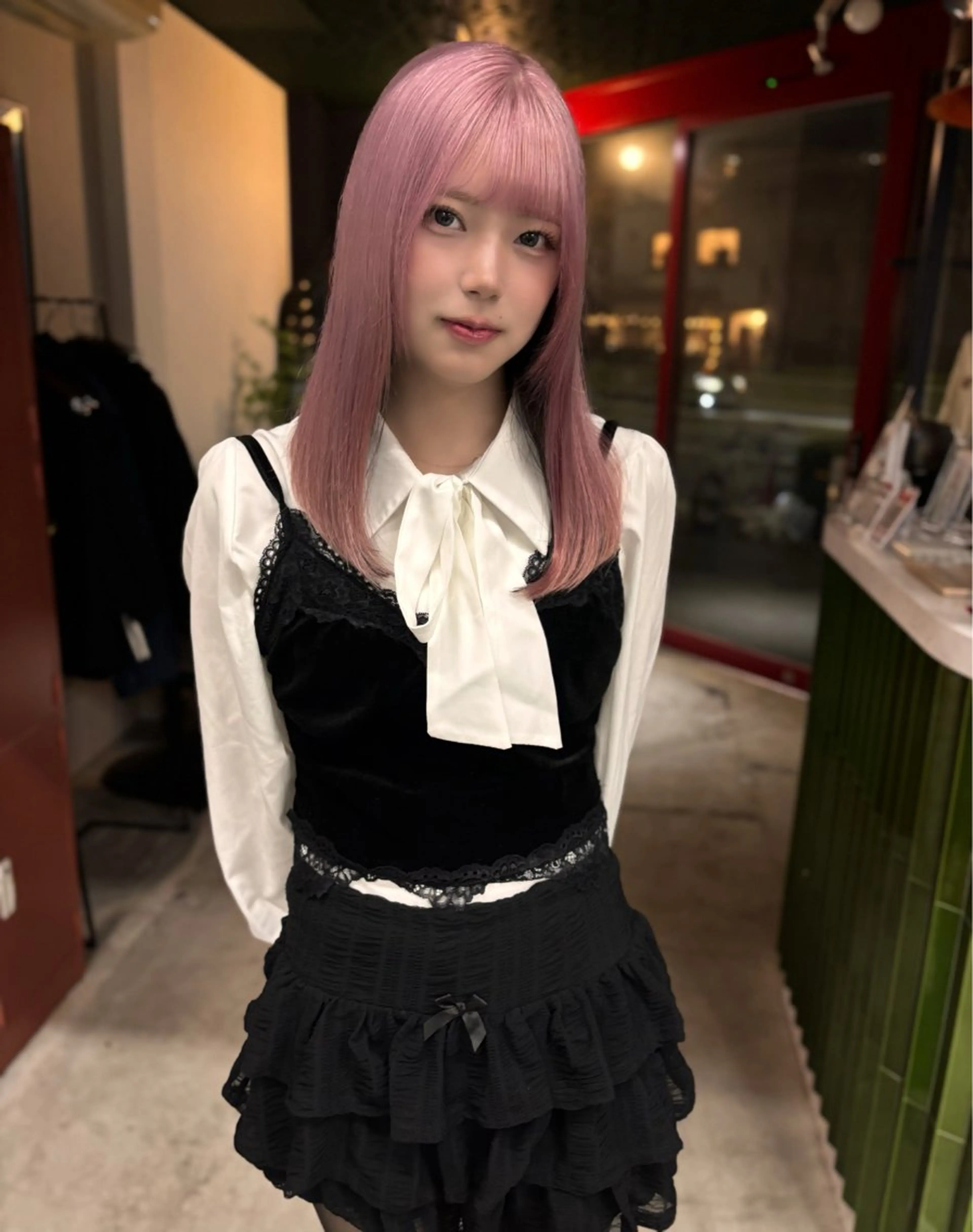 ロング カラー 🧡梅田ハイトーン カラー🧡runaのヘアスタイル