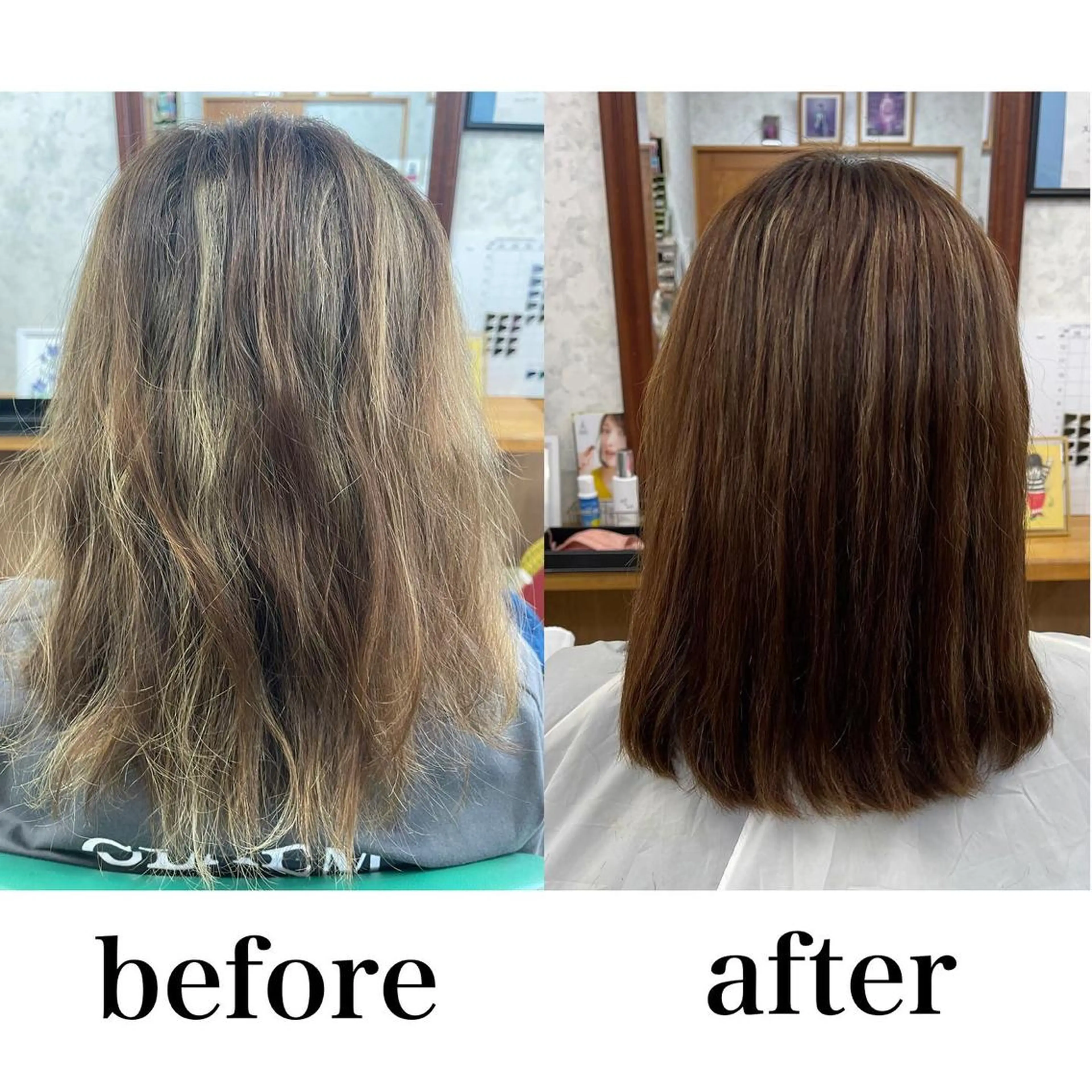 セミロング 髪質改善 縮毛矯正 酸性ストレート 髪質改善のプロ✨りな さんのその他イメージ