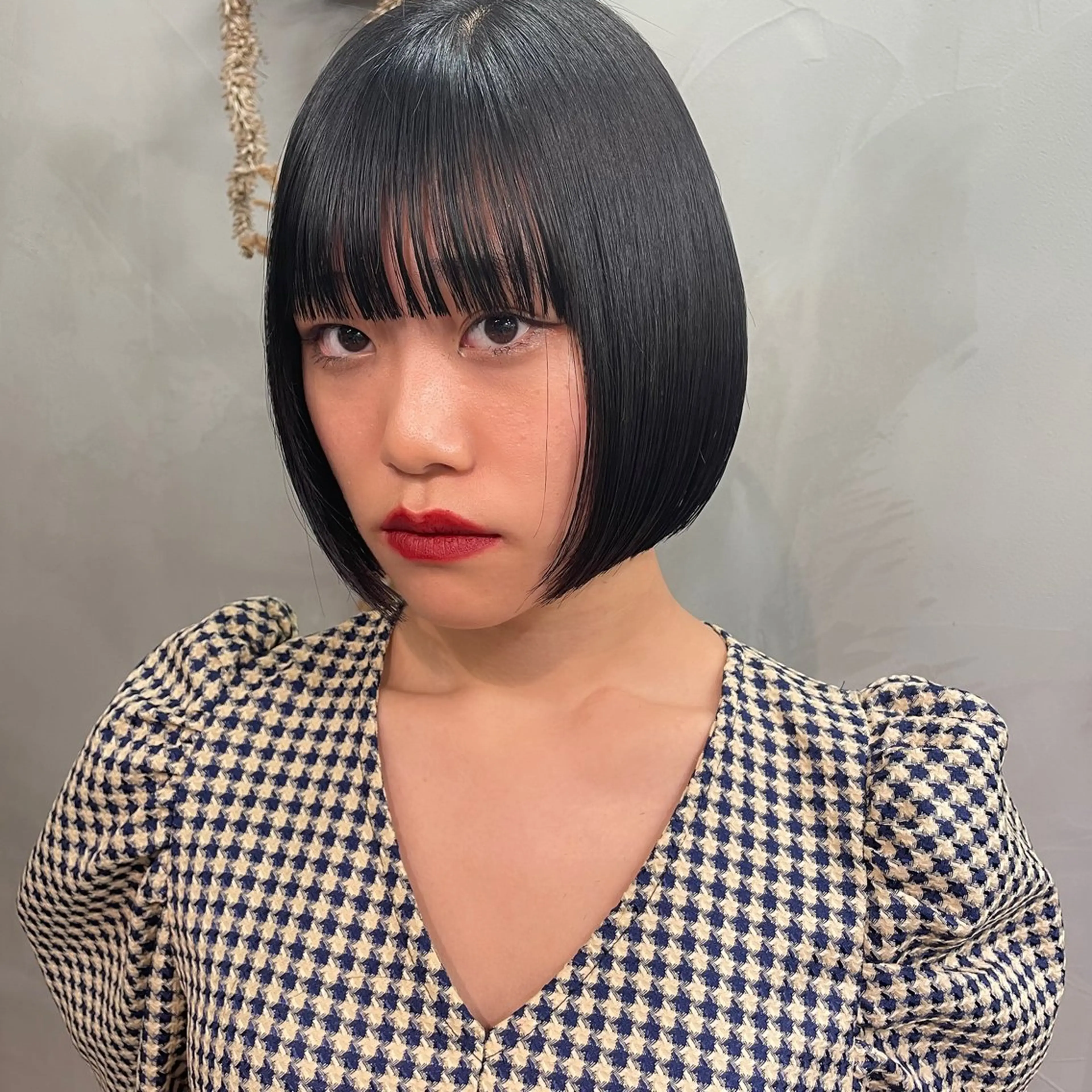 ショート パーマ ボブ RorriM natsuのヘアスタイル