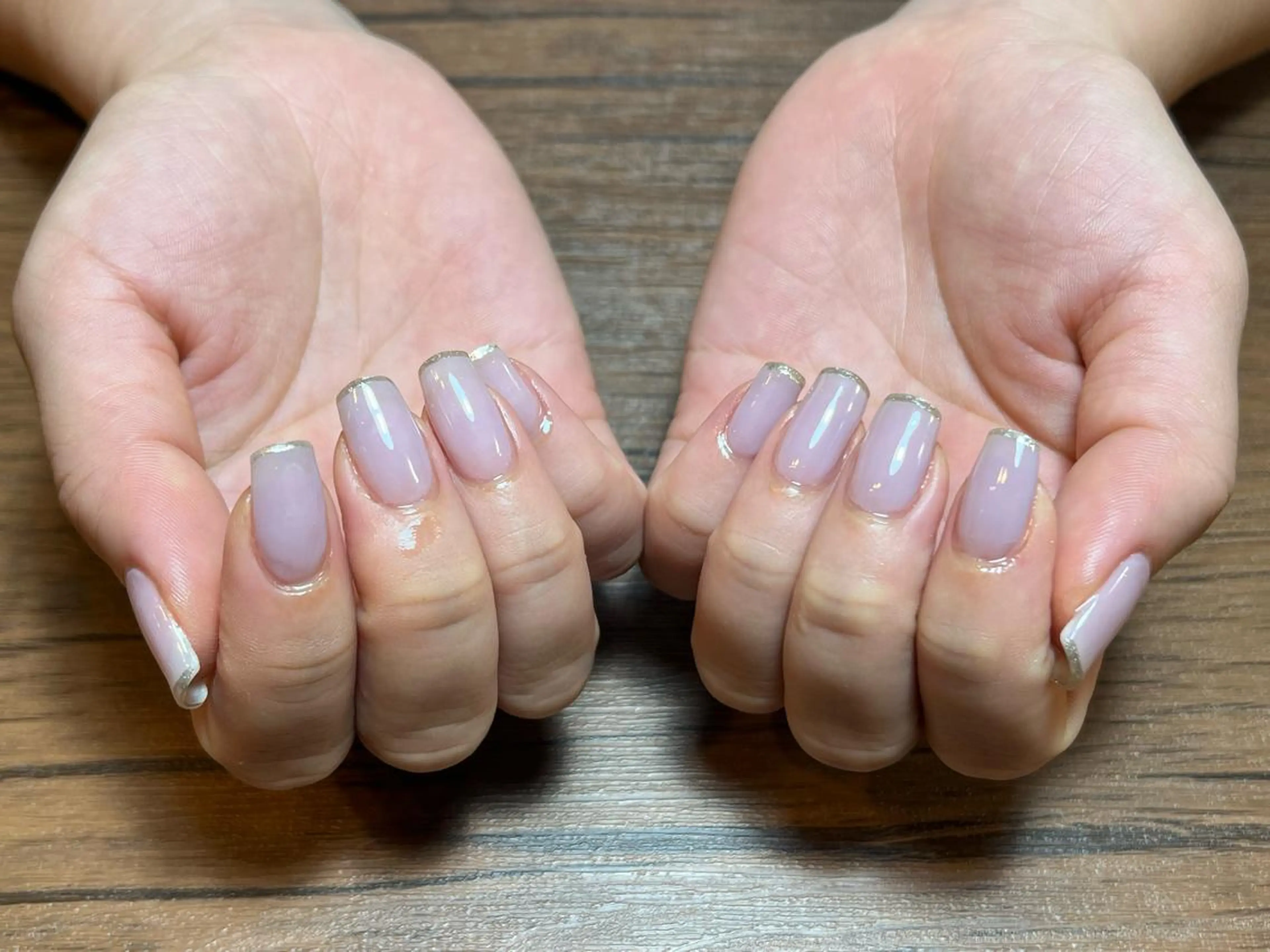 ワンランク上をいくなら🕺🏽💜【ミラーフレンチ】※ケア付き/色変えOK🎨の写真