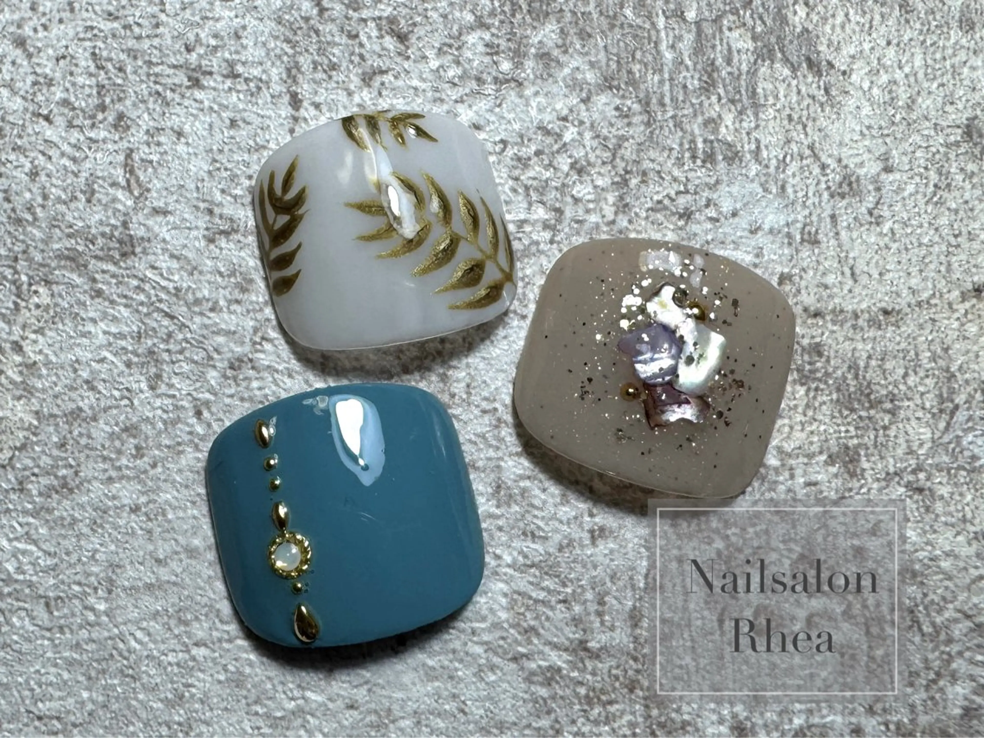 ネイル フットネイル Nailsalon Rheaのネイルデザイン