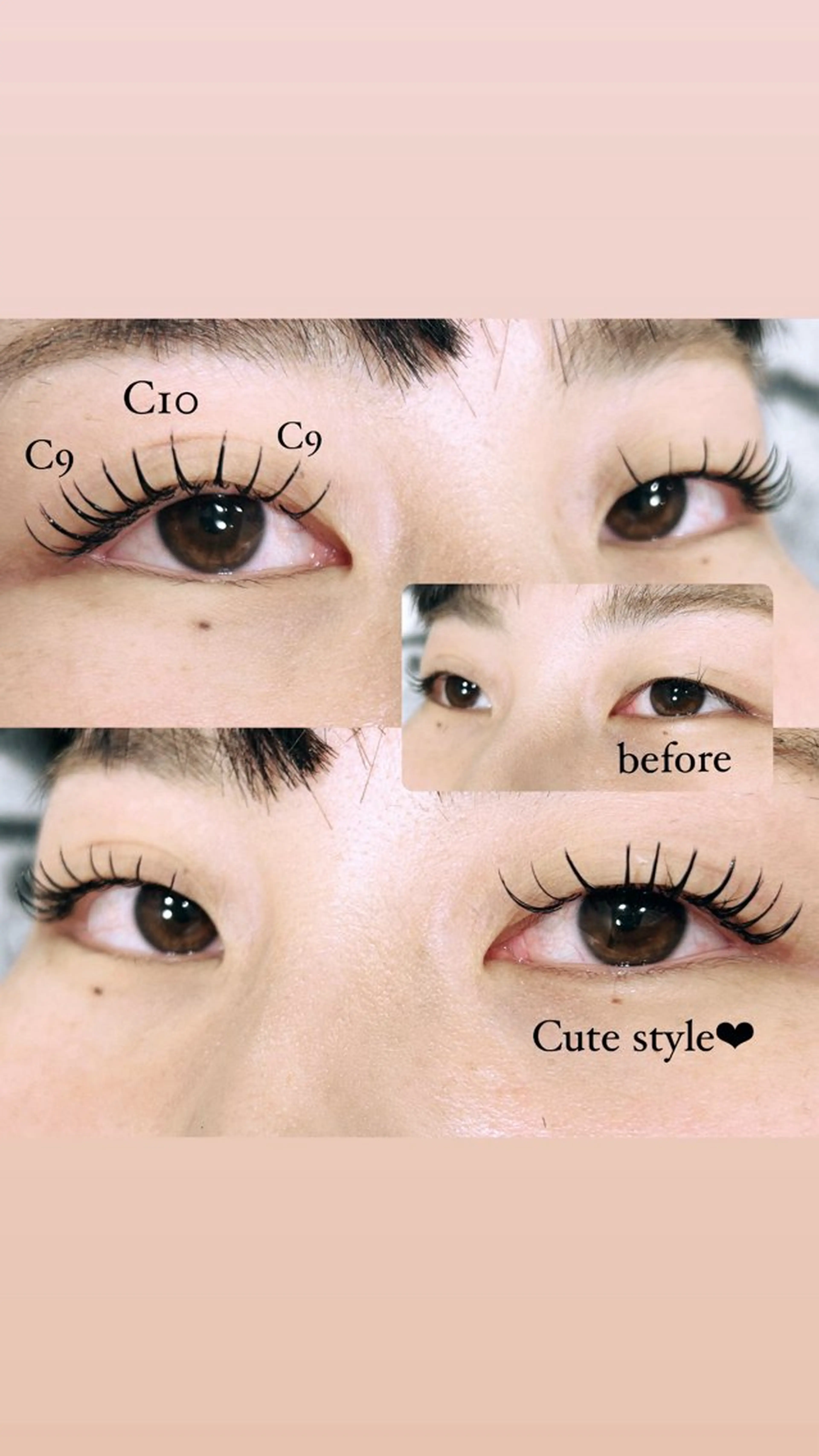 マツエク・マツパ Cカール キュート セーブル マツエク 🩷ྀི中村 ほのか🧸🌷のヘアスタイル