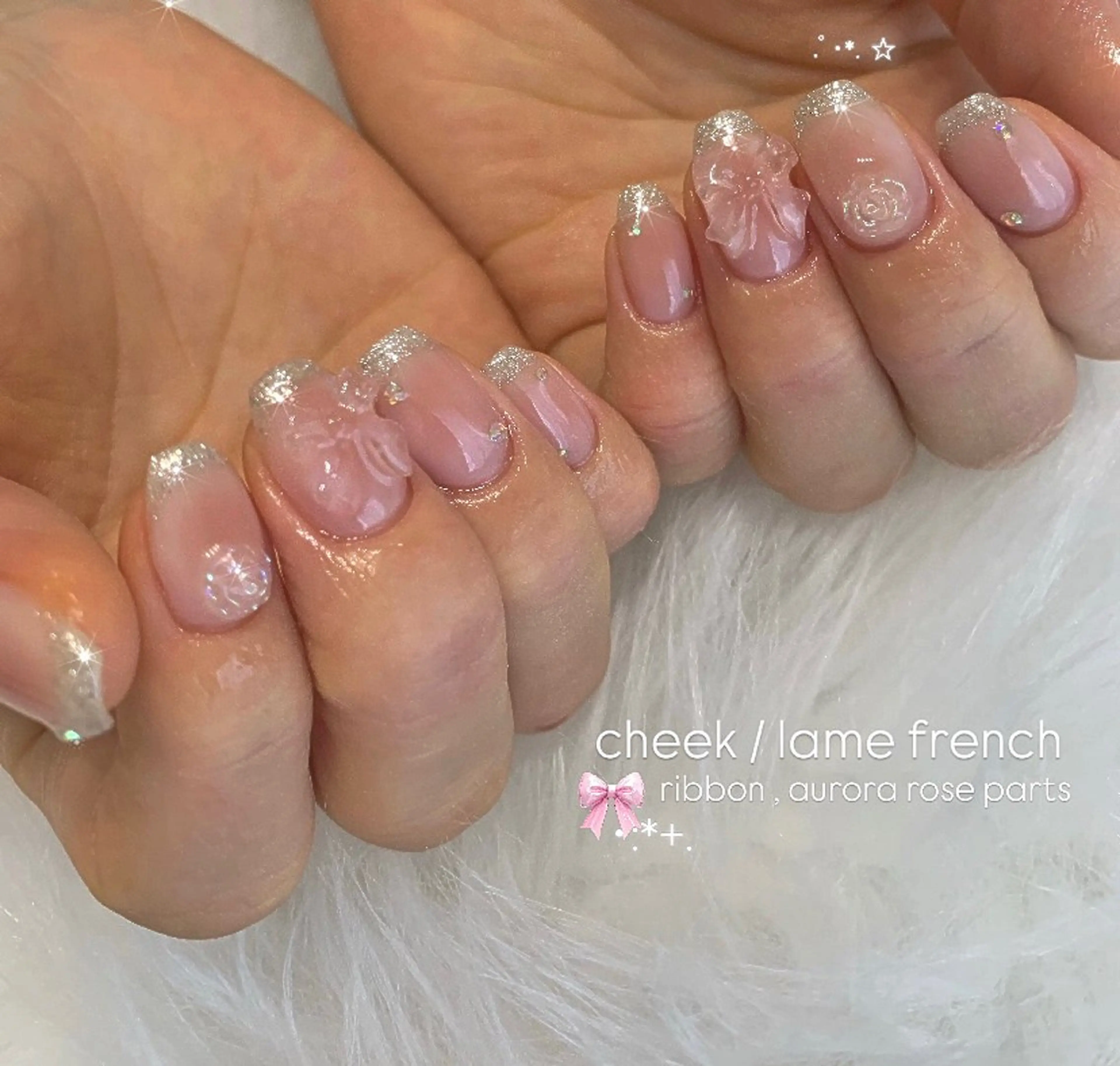 ネイル ハンドネイル nail room LUNA⋆౨ৎ˚⟡のネイルデザイン