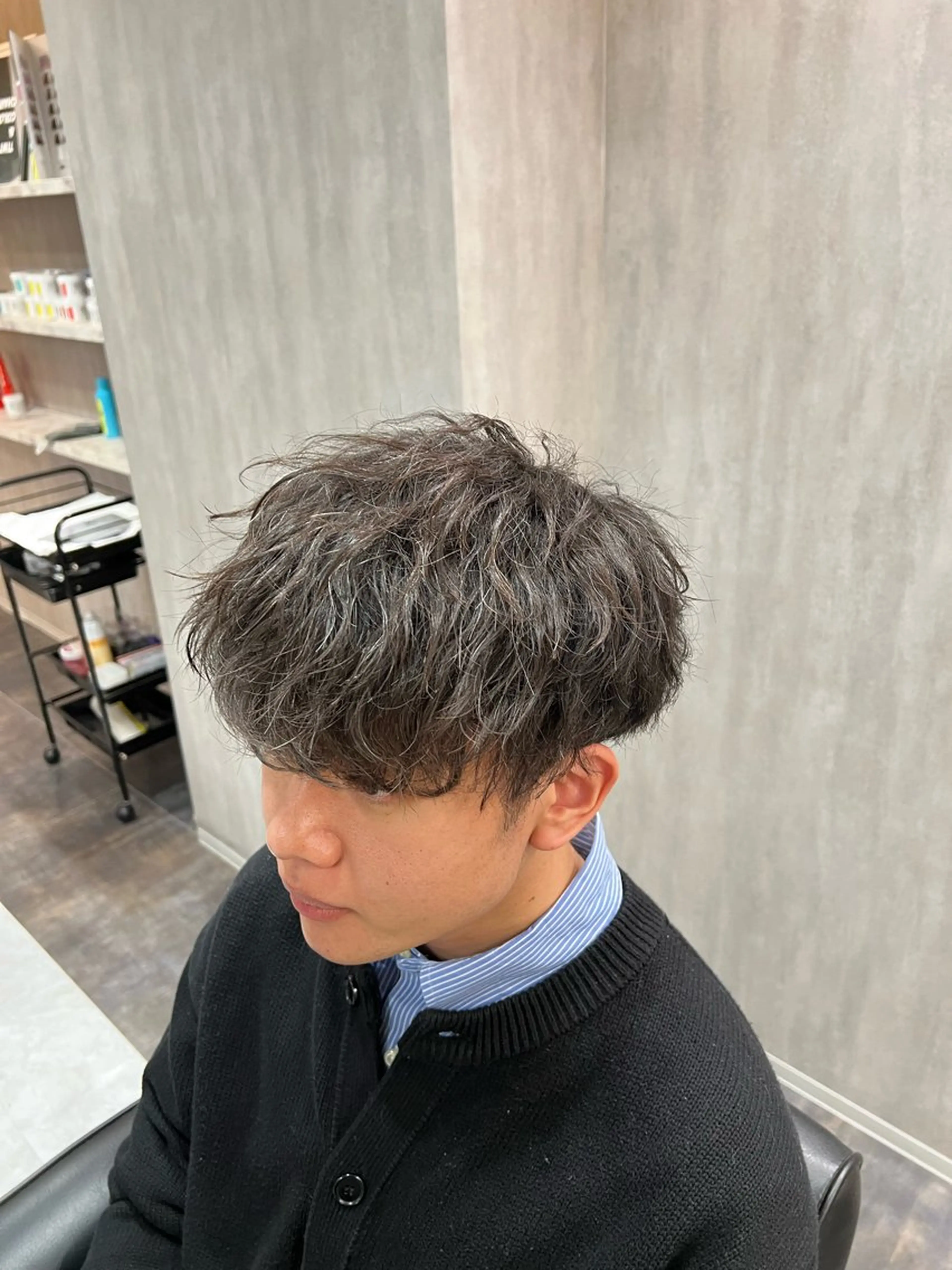 ミディアム カラー REEED所属・メンズ特化👨 細谷碧海のヘアスタイル