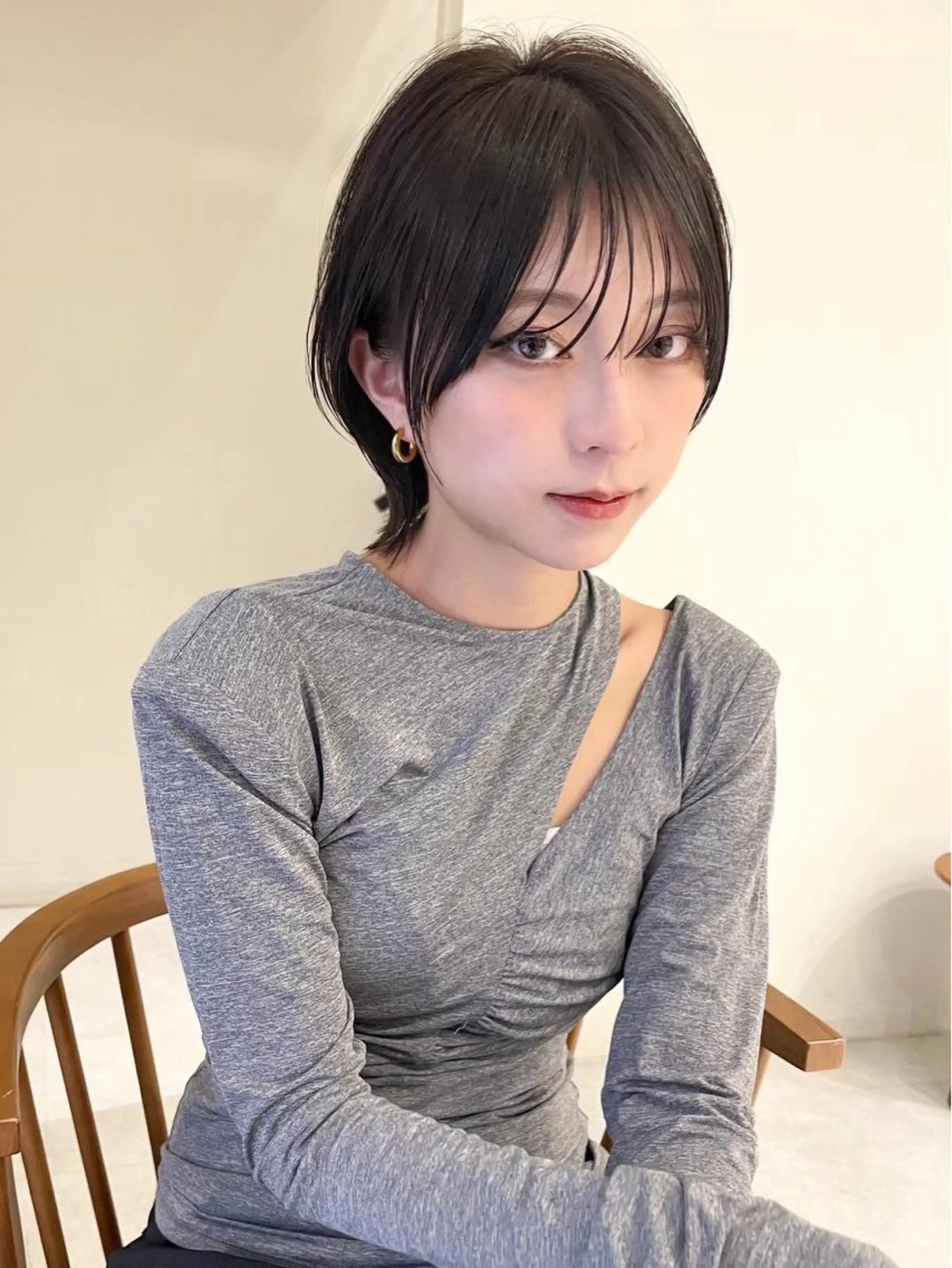 ショート カラー ヘアアレンジ TOA／ 福岡JIL BLANのヘアスタイル