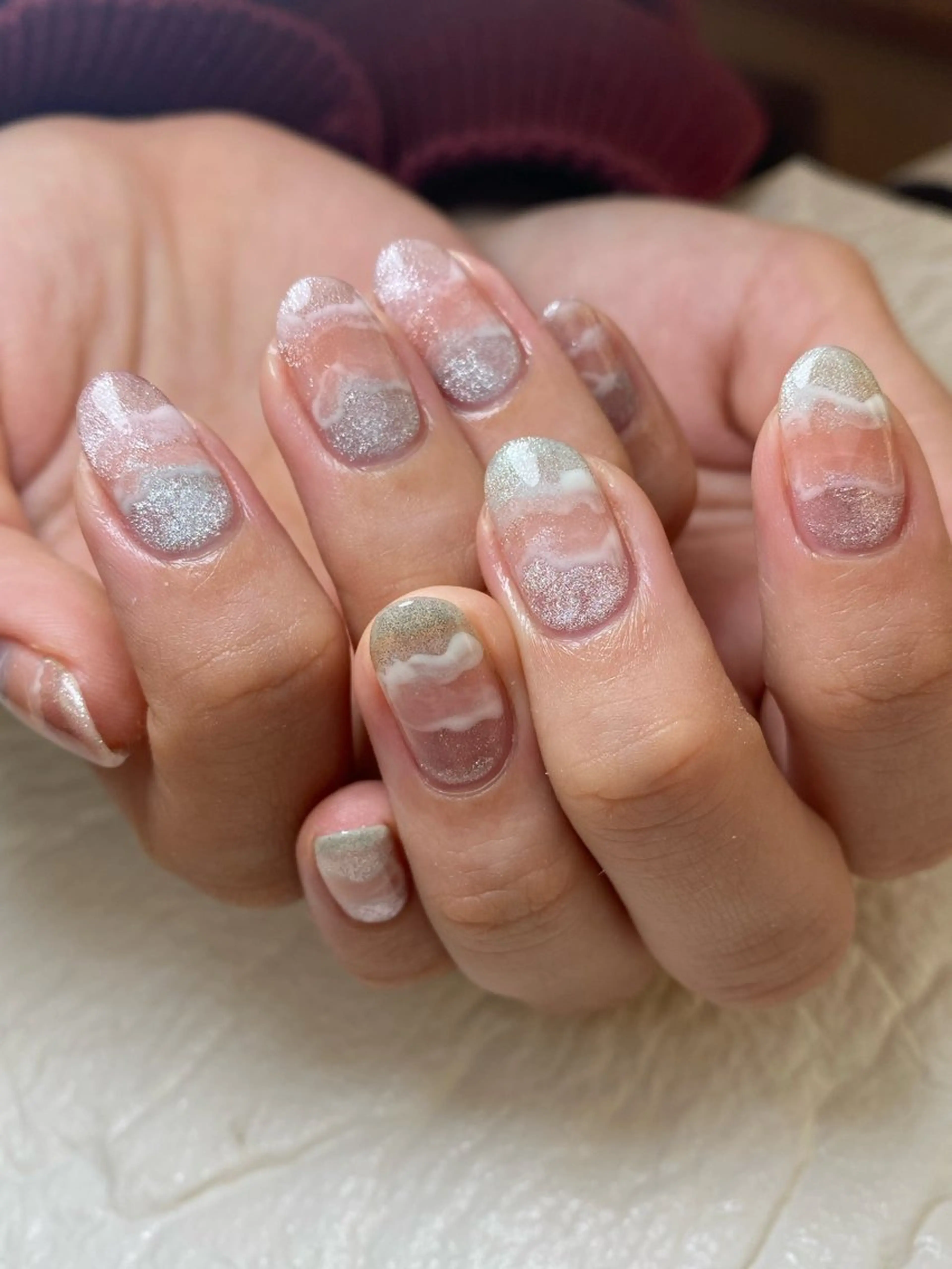 ネイル ニュアンスネイル MIKA 🍊のネイルデザイン