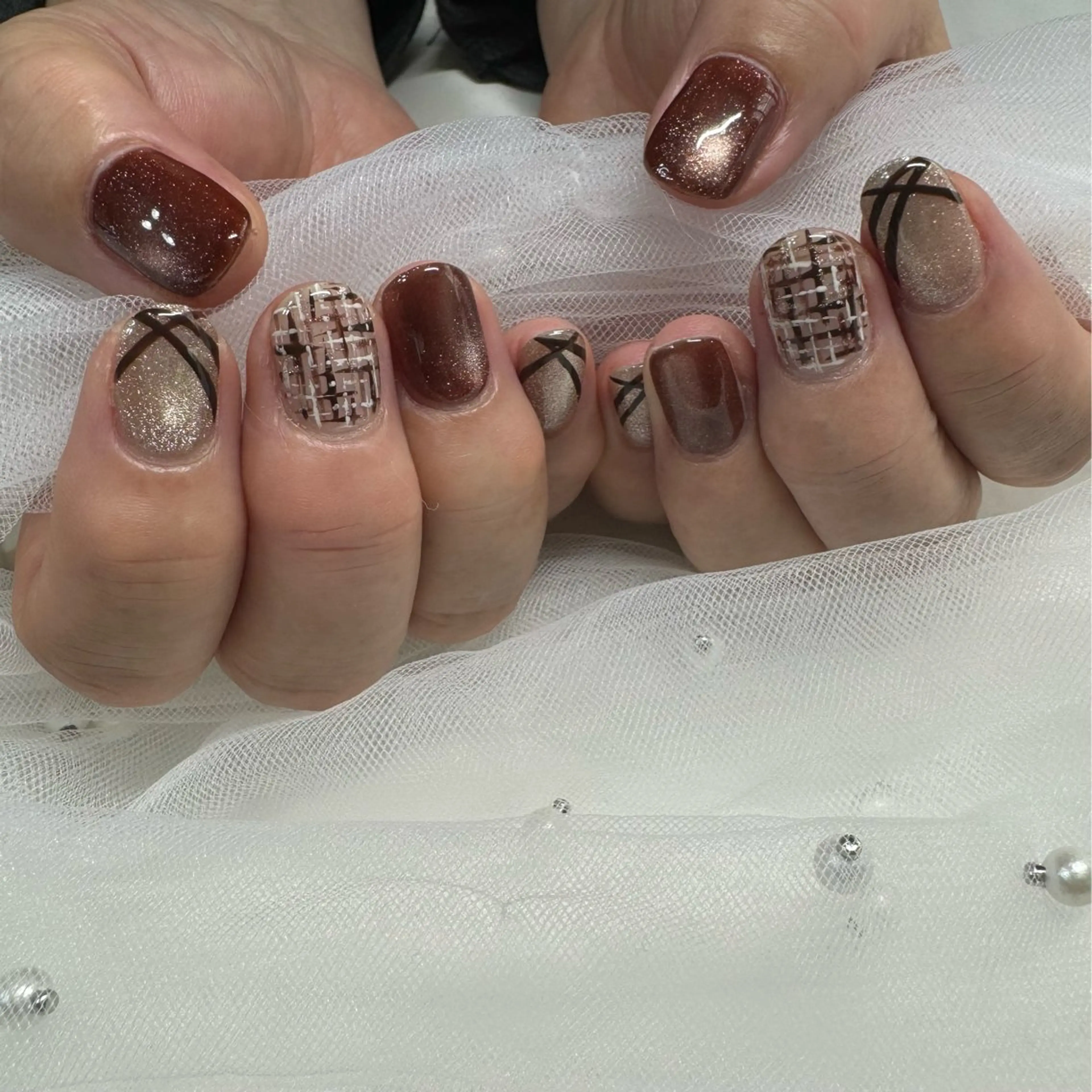 ネイル ジェルネイル 東 千夏のネイルデザイン