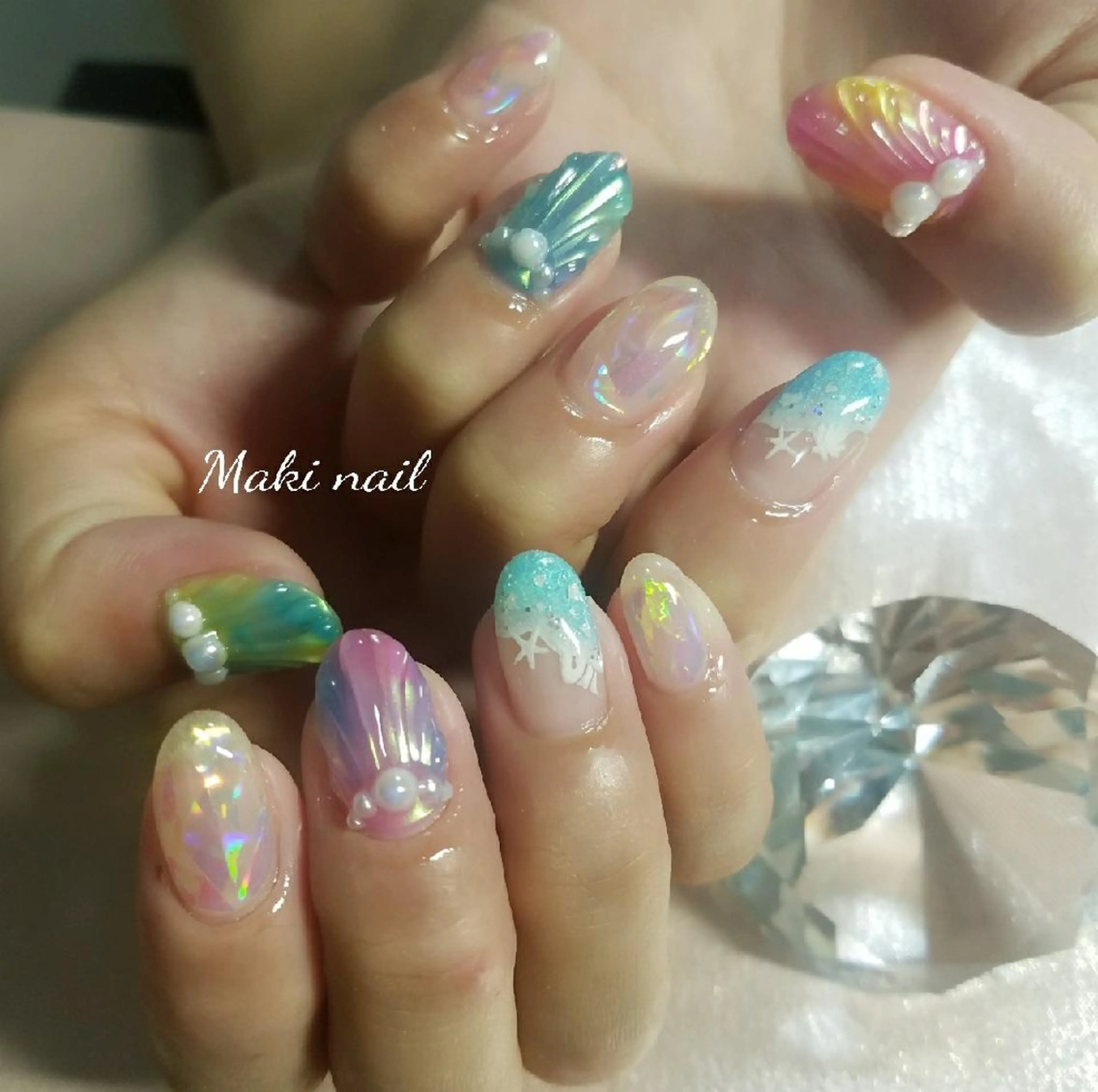 ネイル ショート ジェルネイル   MAKI NAILのネイルデザイン
