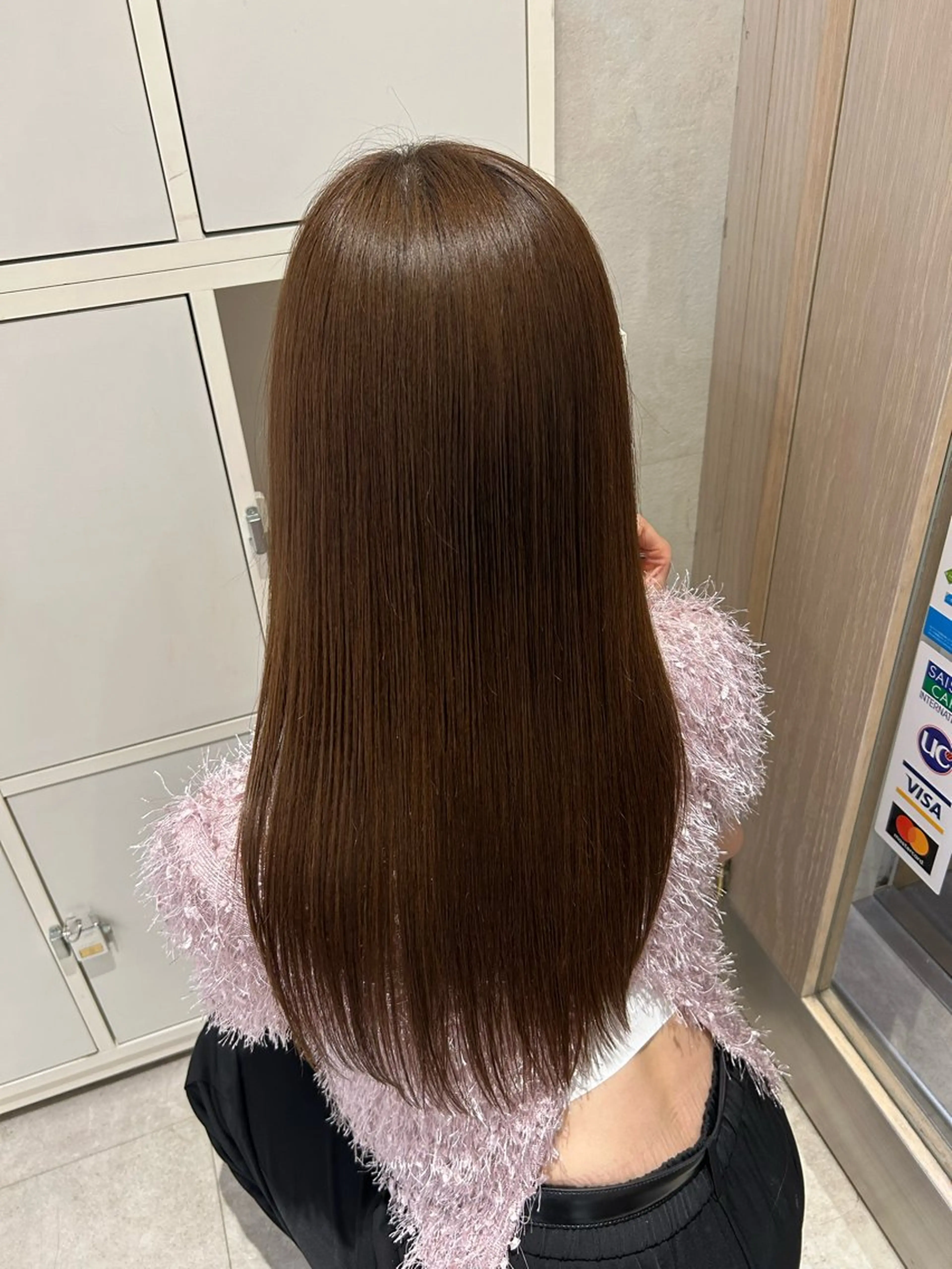 ロング カラー ヘアカラー トリートメント Rina🎀愛され| 多幸感艶髪ベージュのヘアスタイル