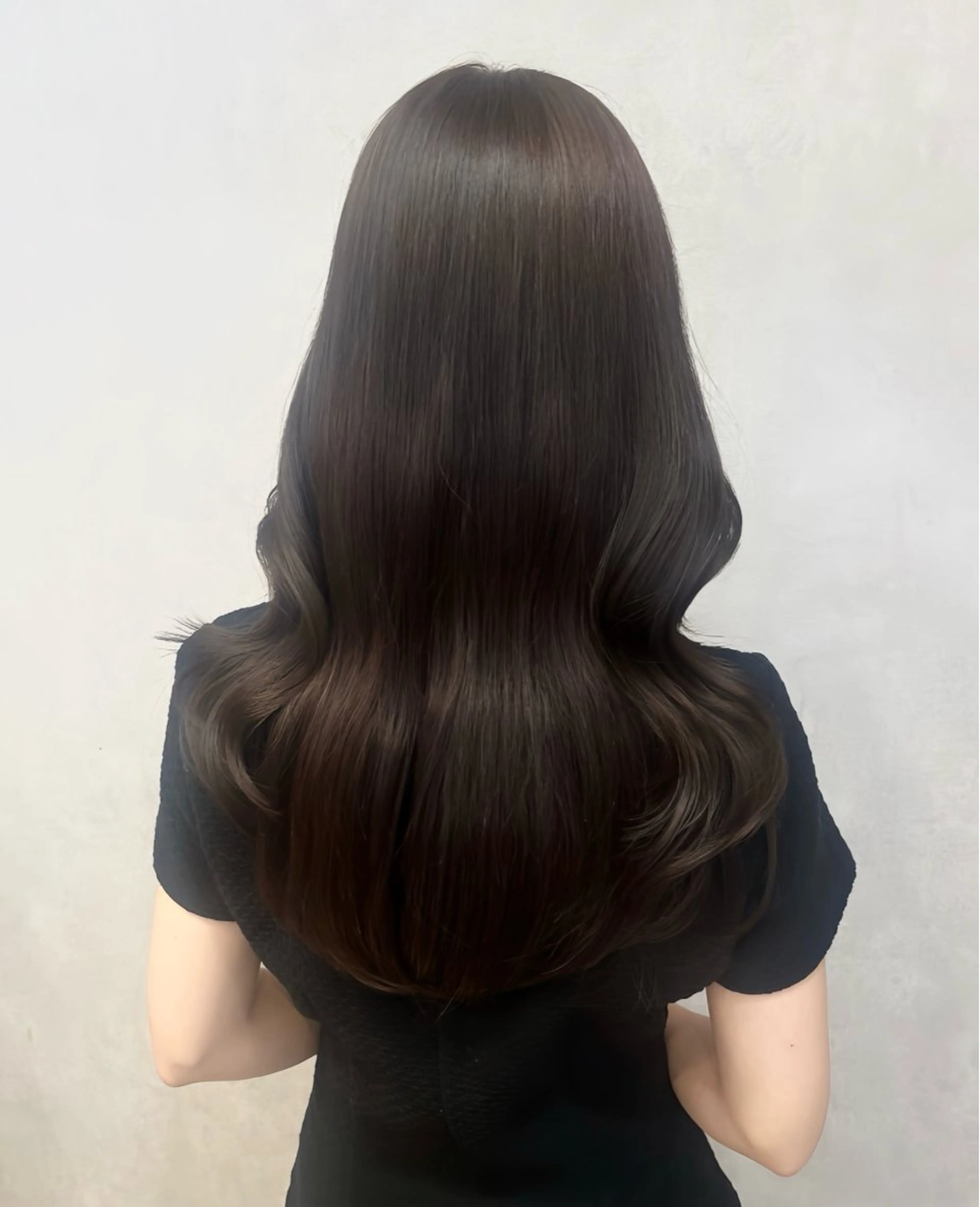 セミロング カット ヘアカラー 韓国🎀レイヤー/艶 髪/縮毛矯正/ユリナのヘアスタイル