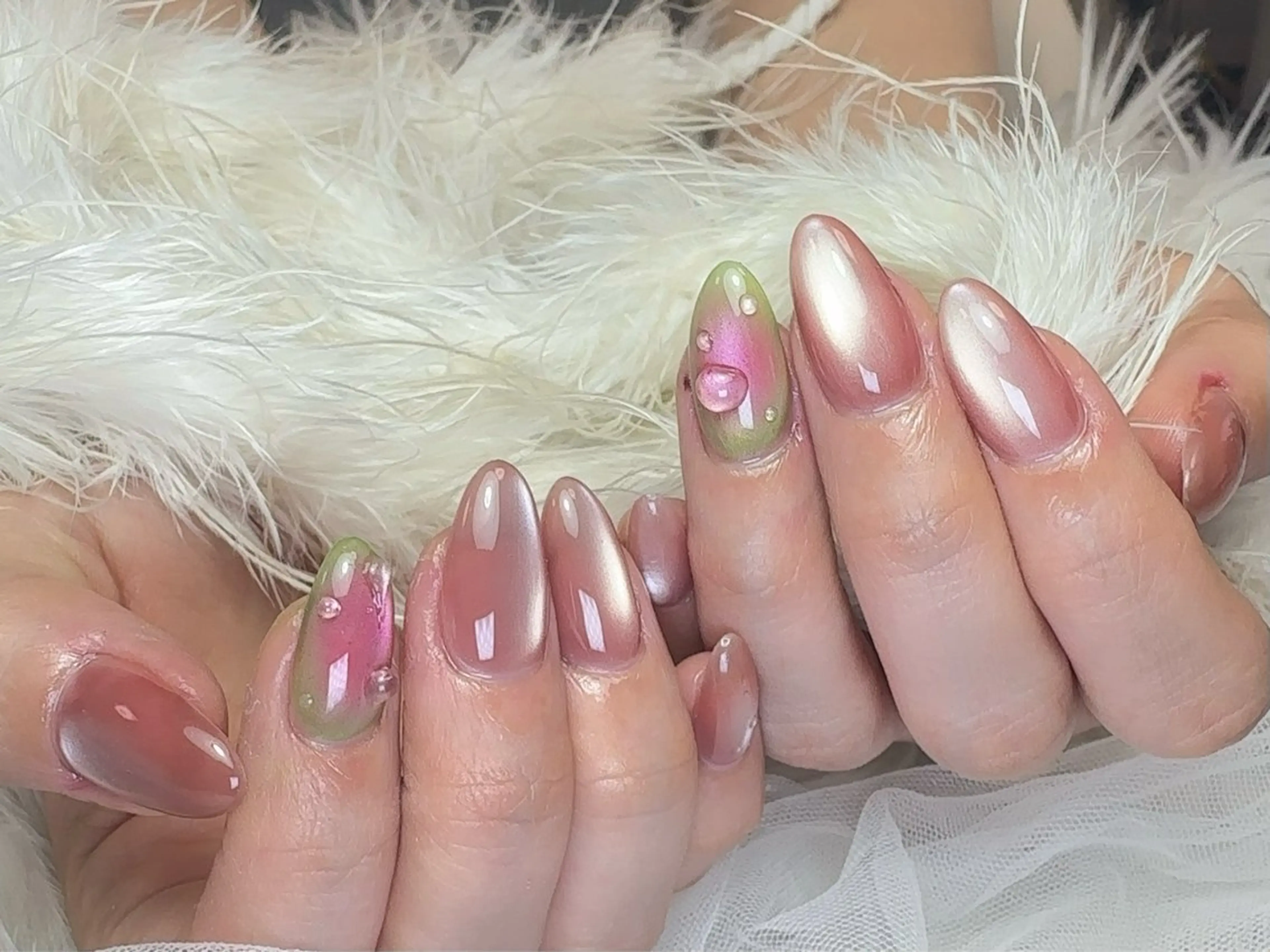 ネイル 成人式 長さ出し フットネイル フレンチネイル ジェルネイル ハンドネイル ハンドケア nail salon Feerieのネイルデザイン
