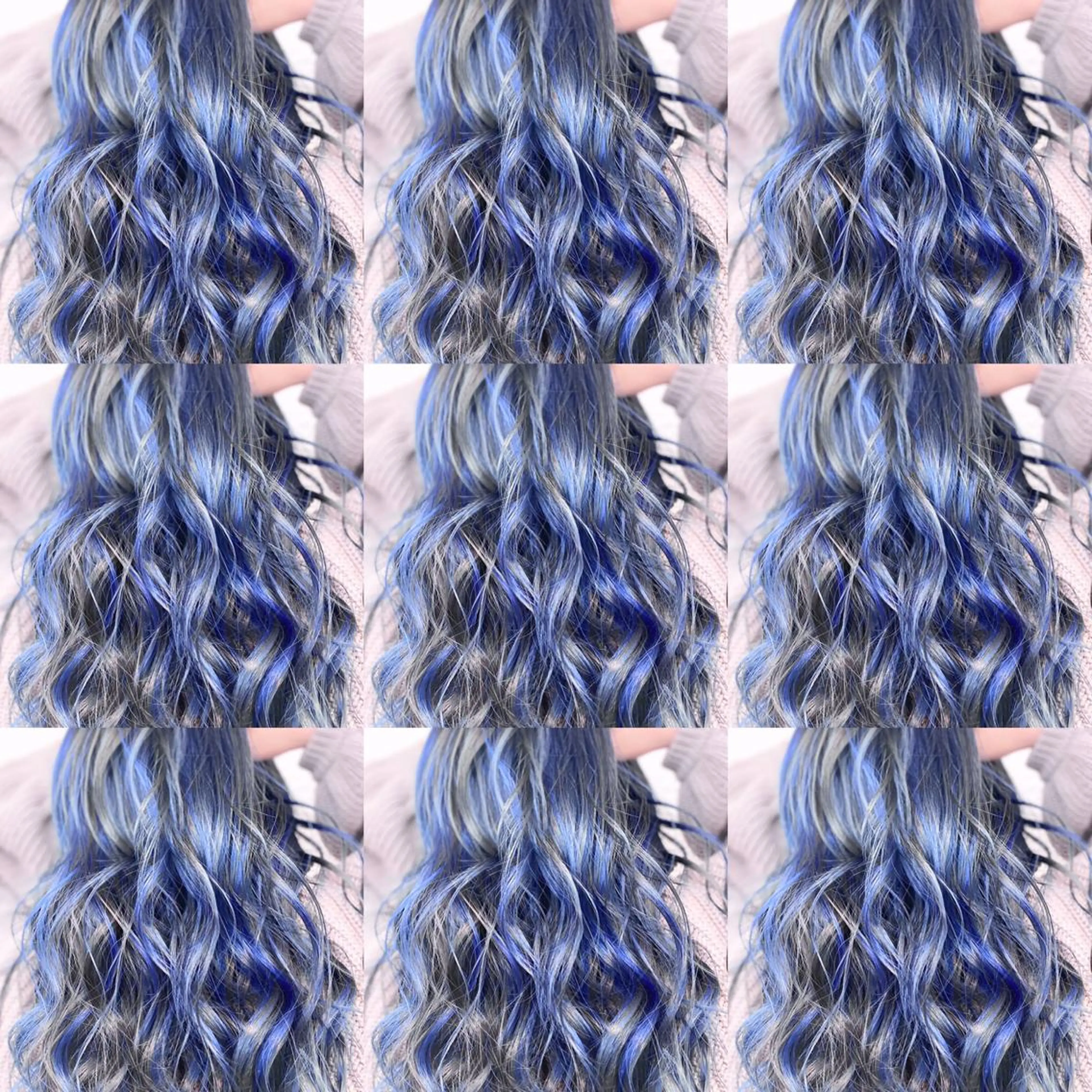 ロング カラー ブルーカラー 最高峰の技術力☆ 樋口健人のヘアスタイル