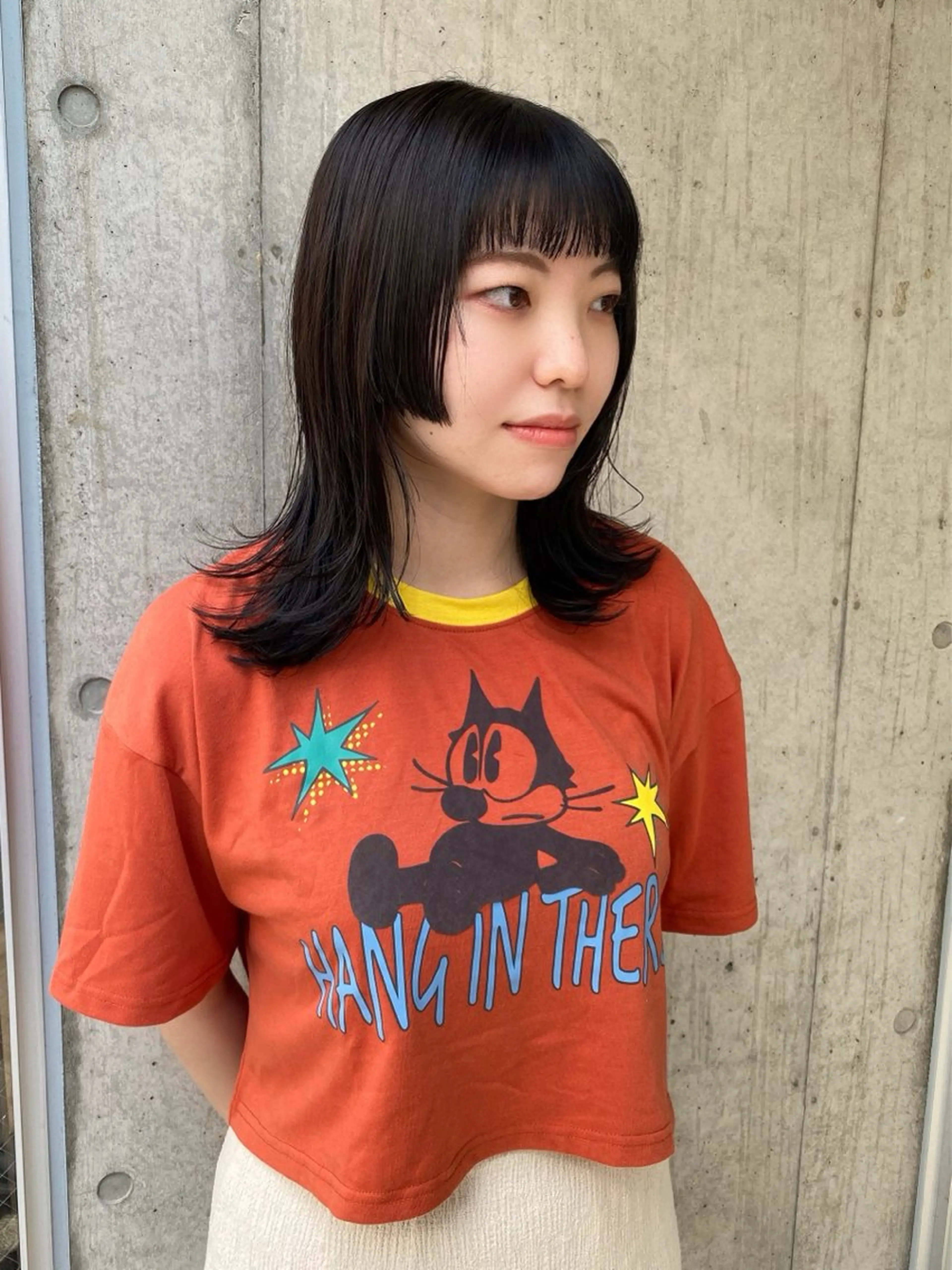 セミロング カラー Paddle所属・似合わせレイヤー/ ニュアンスパーマ高倉のヘアスタイル