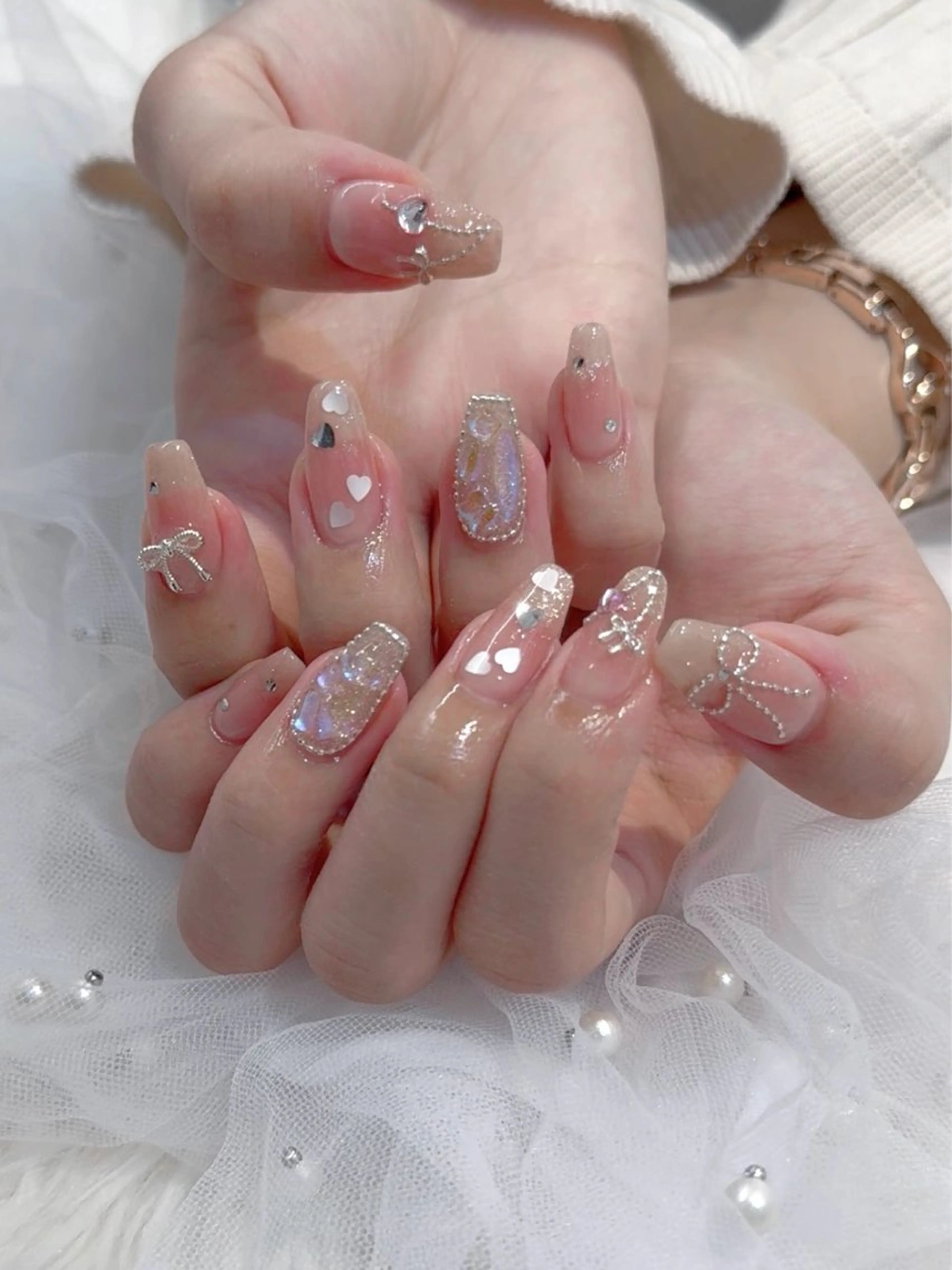 ネイル ハンドネイル ハンドケア Chizuru ☾ ໋のネイルデザイン