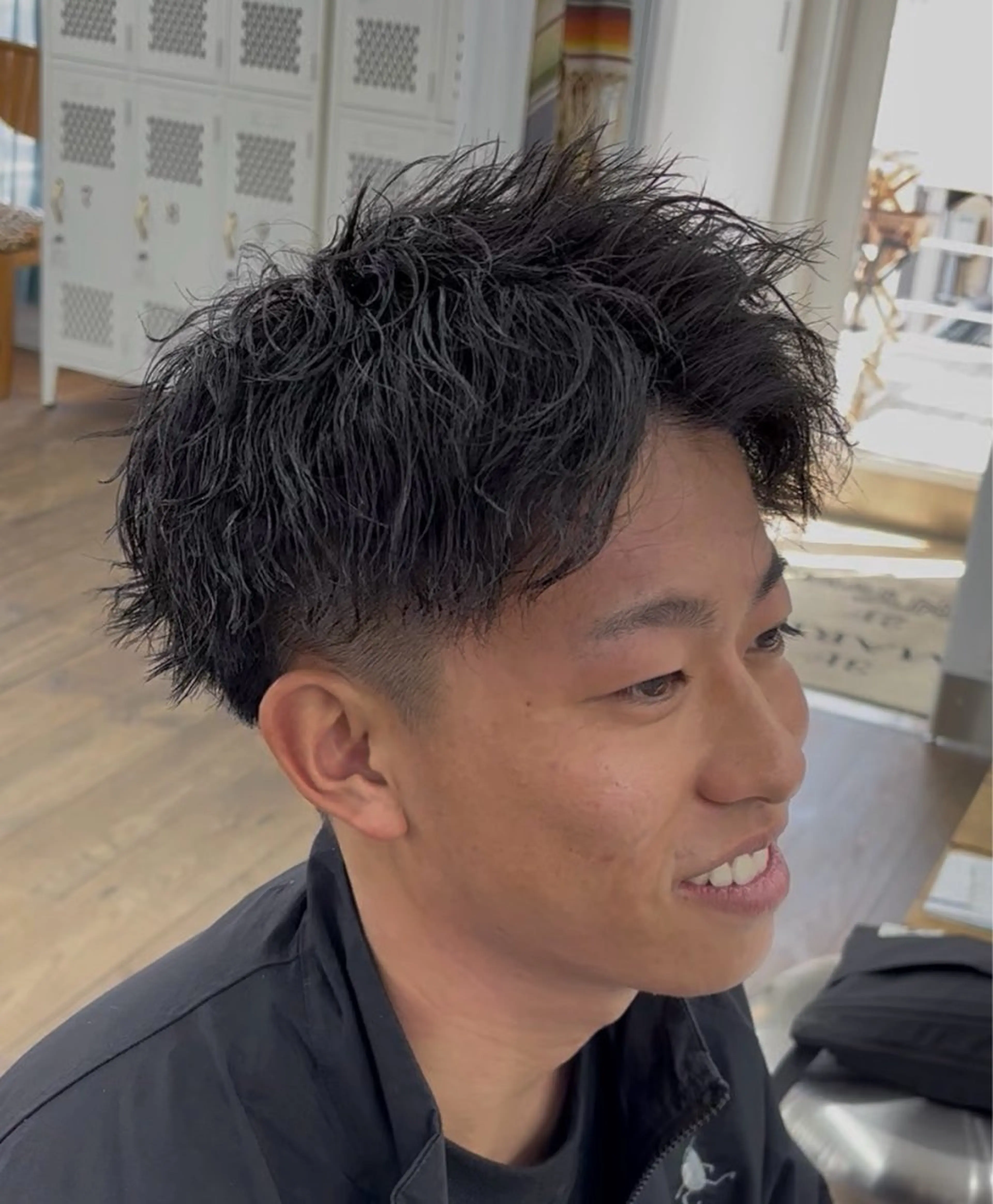 パーマ メンズ カット パーマ メンズ特化サロン Ryomaのヘアスタイル