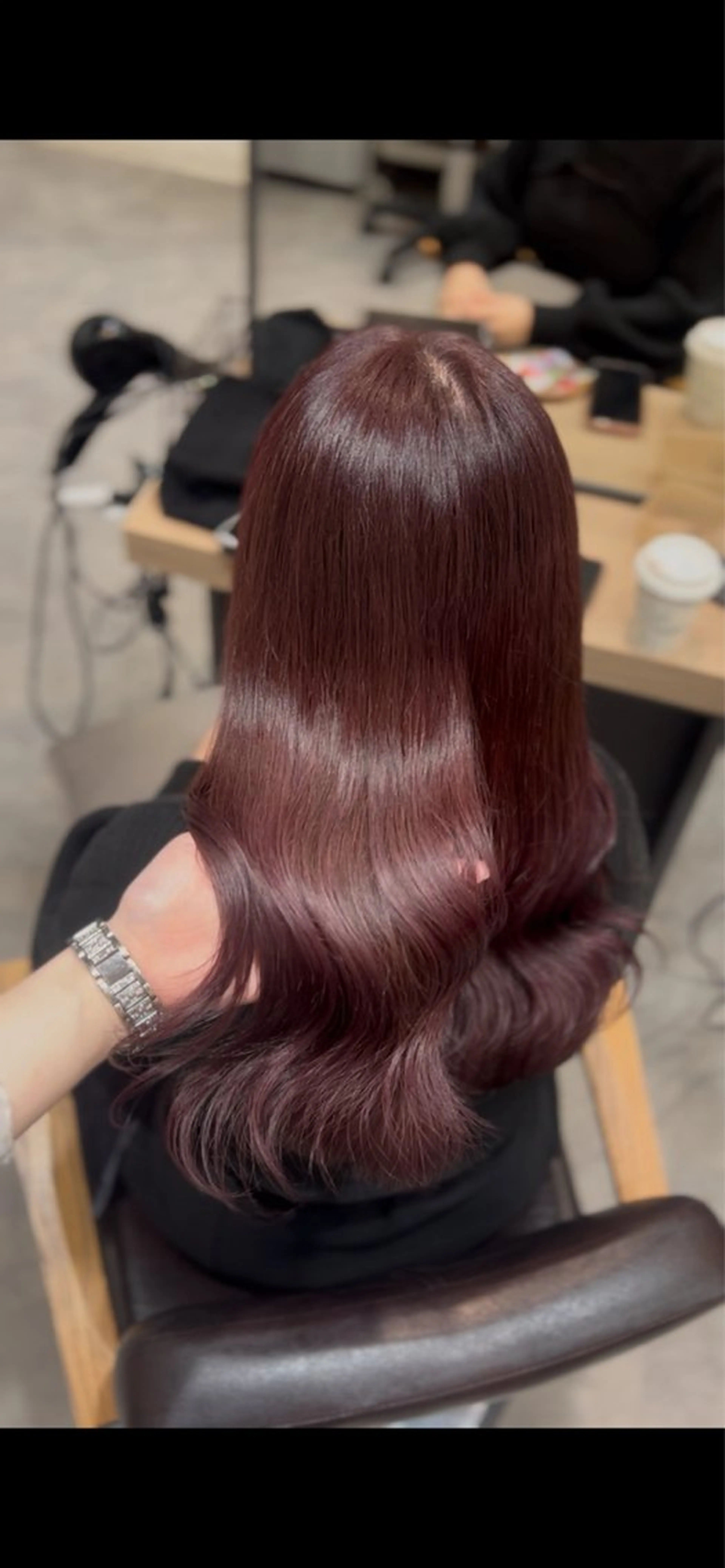 ロング カラー ブリーチ ピンクカラー カット ヘアカラー トリートメント Ami♡表参道/艶髪 ピンク/盛れカットのヘアスタイル