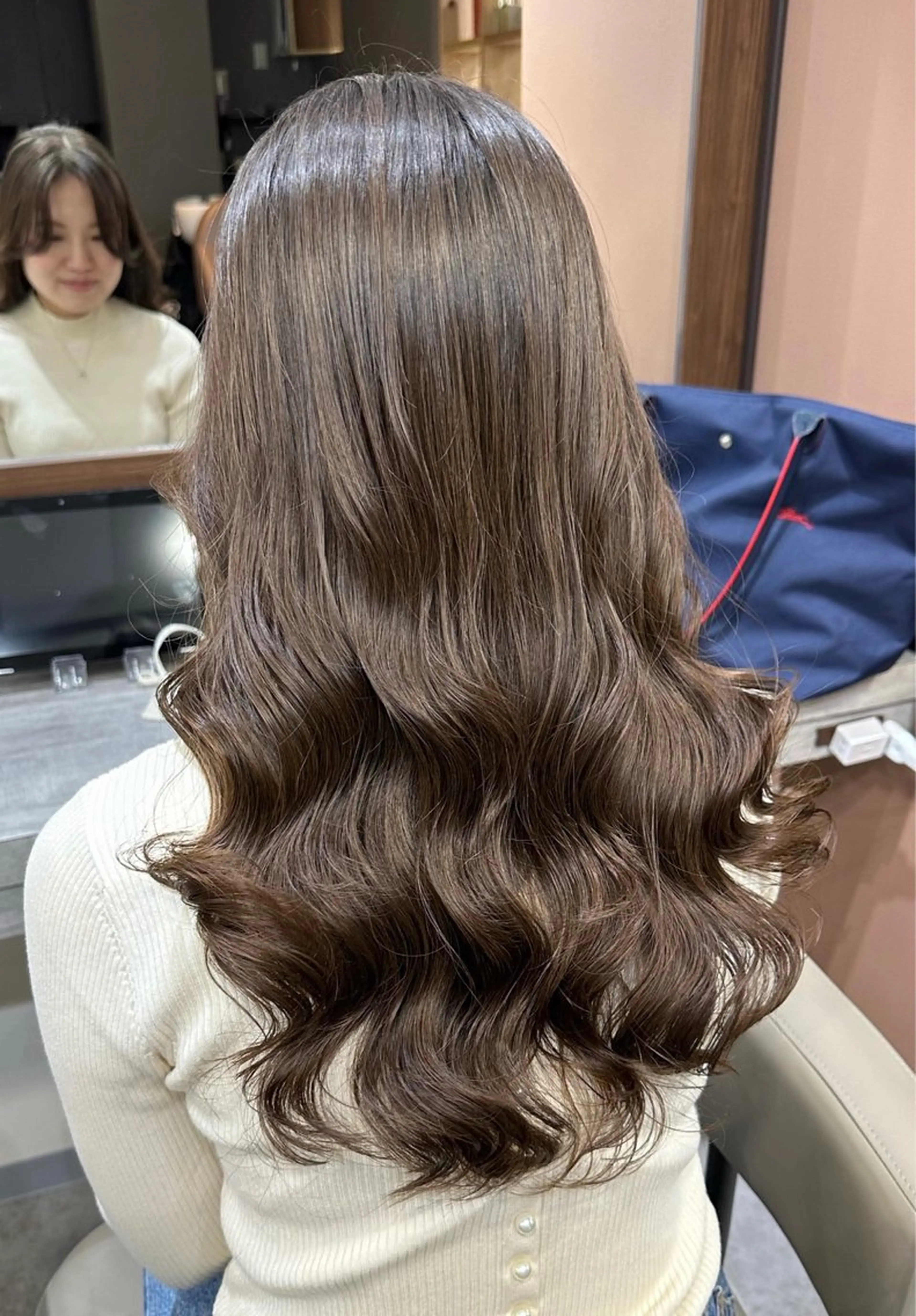 ロング パーマ 韓国風パーマ/ヘア セット/店長みづきのヘアスタイル