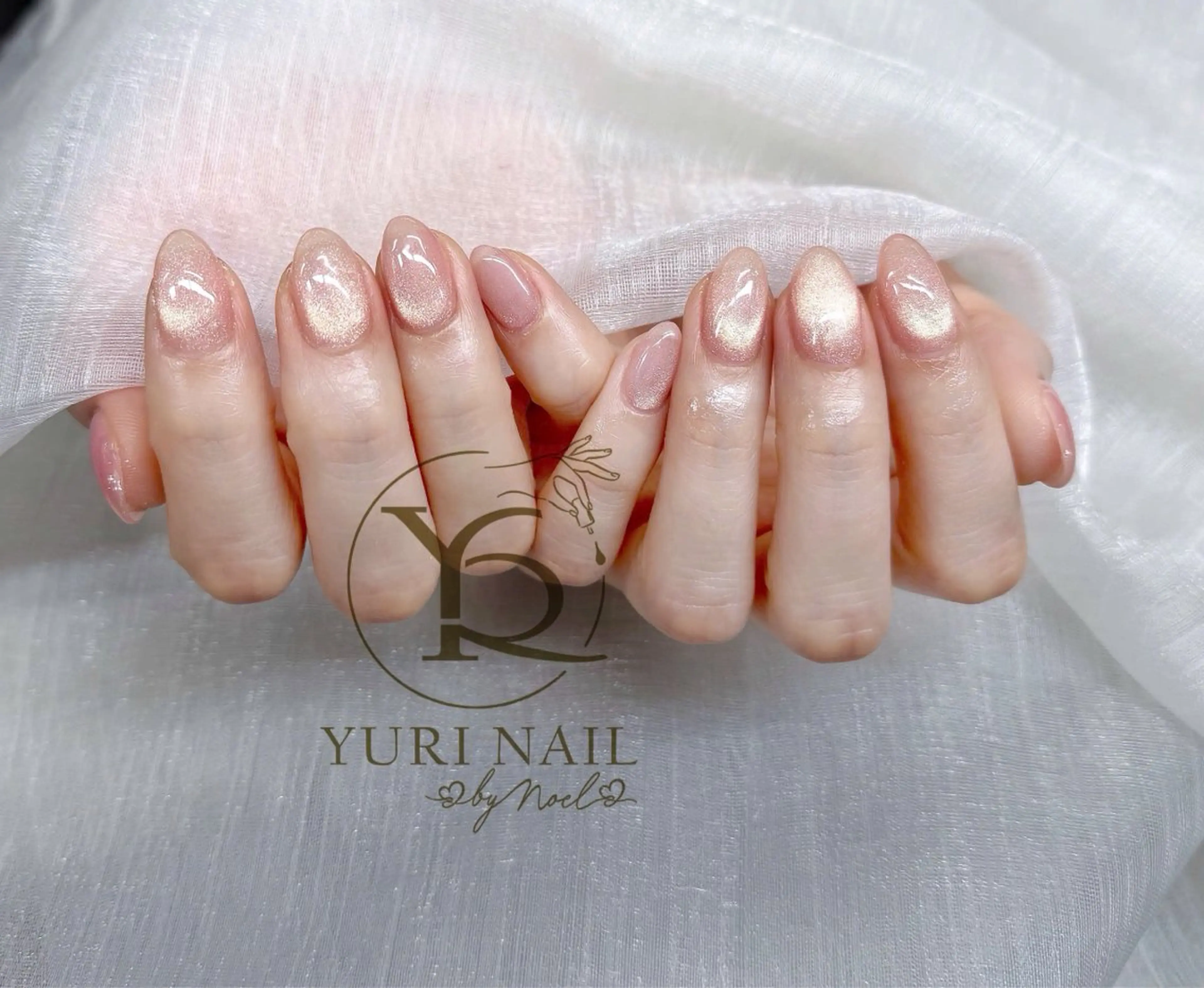 ネイル チークネイル フットネイル フレンチネイル グラデーション キラキラネイル ハンドネイル フットネイル ハンドケア YURI Nail Funabashiのネイルデザイン