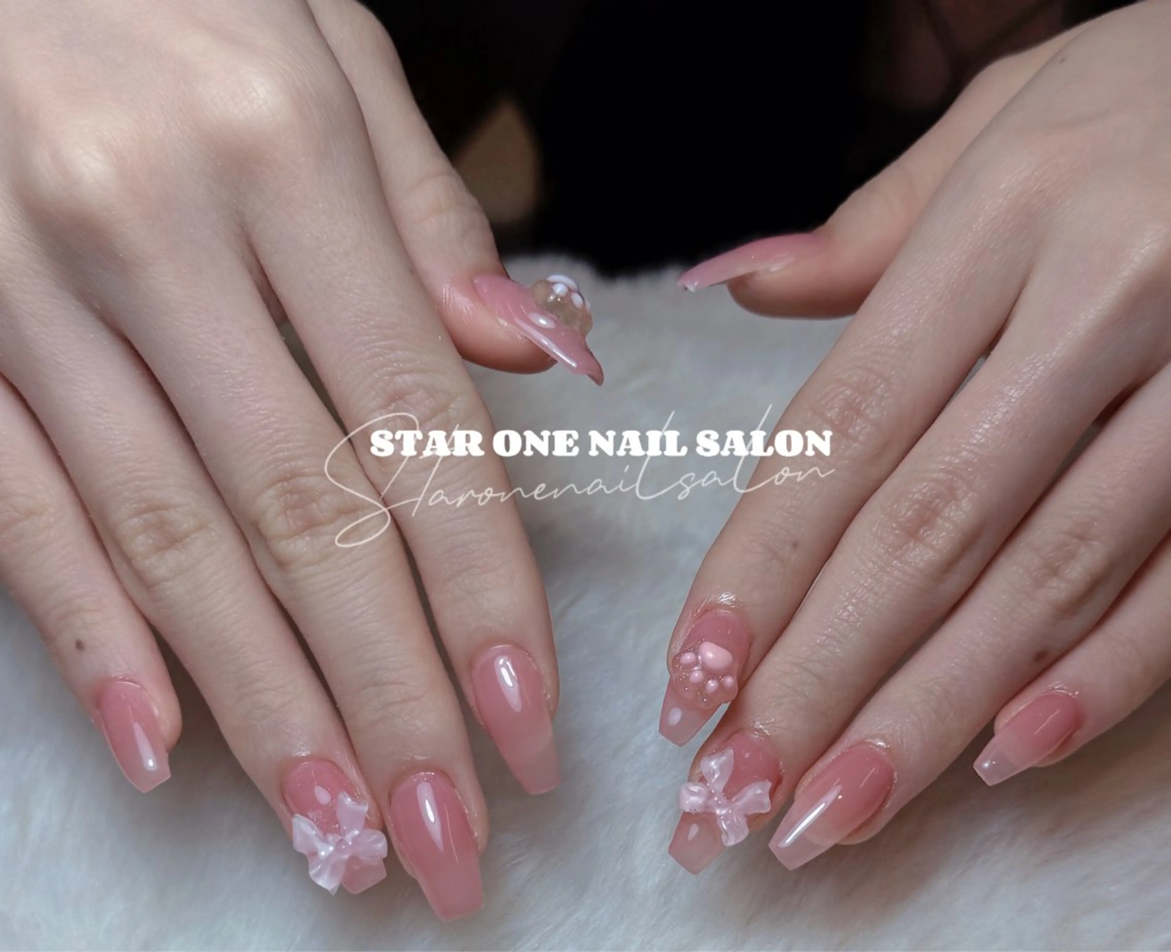 ネイル ハンドネイル 星 あみのネイルデザイン