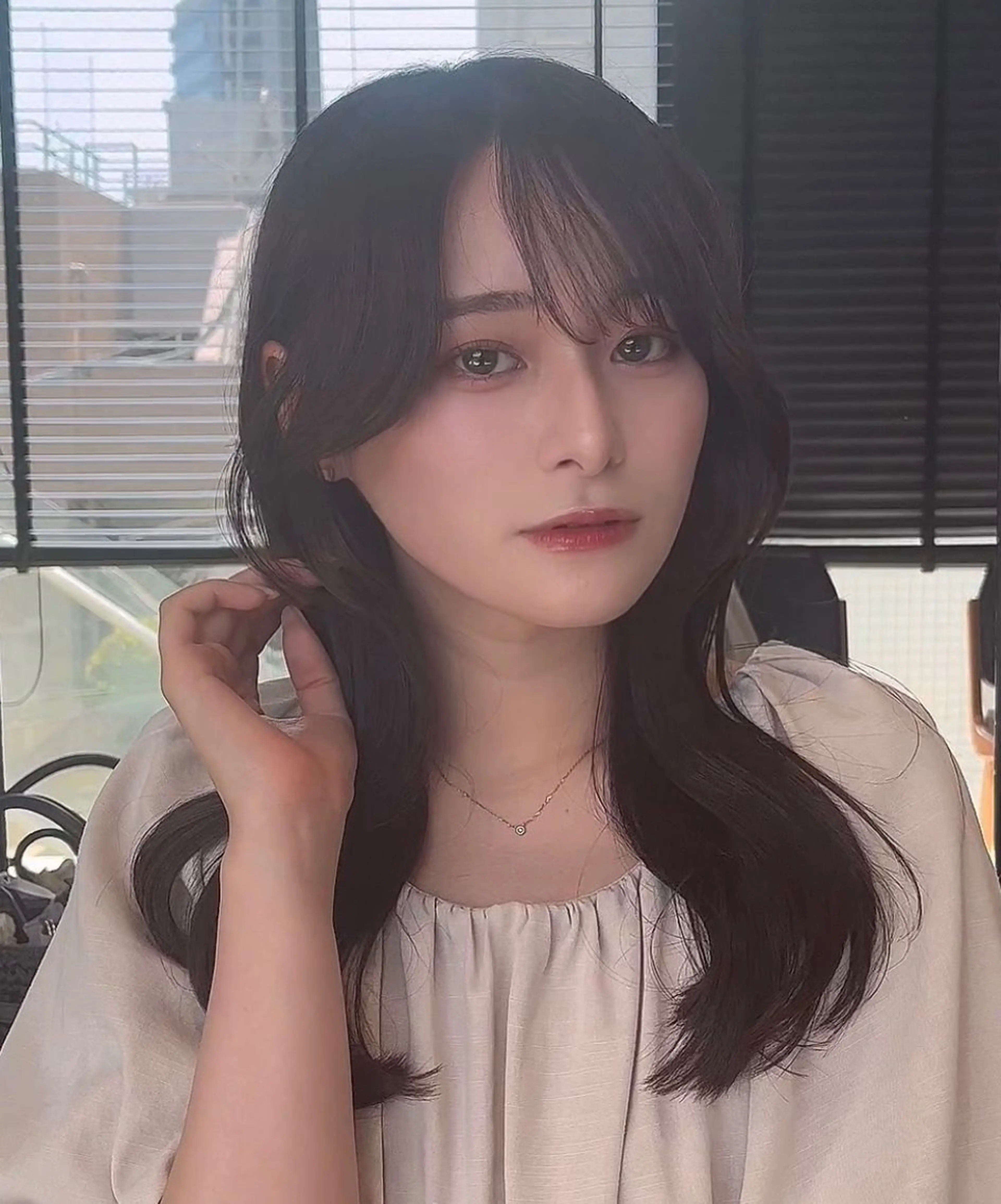 ミディアム カラー カット ヘアカラー トリートメント 🌫️大人韓国ヘア 🌫️naoyaのヘアスタイル