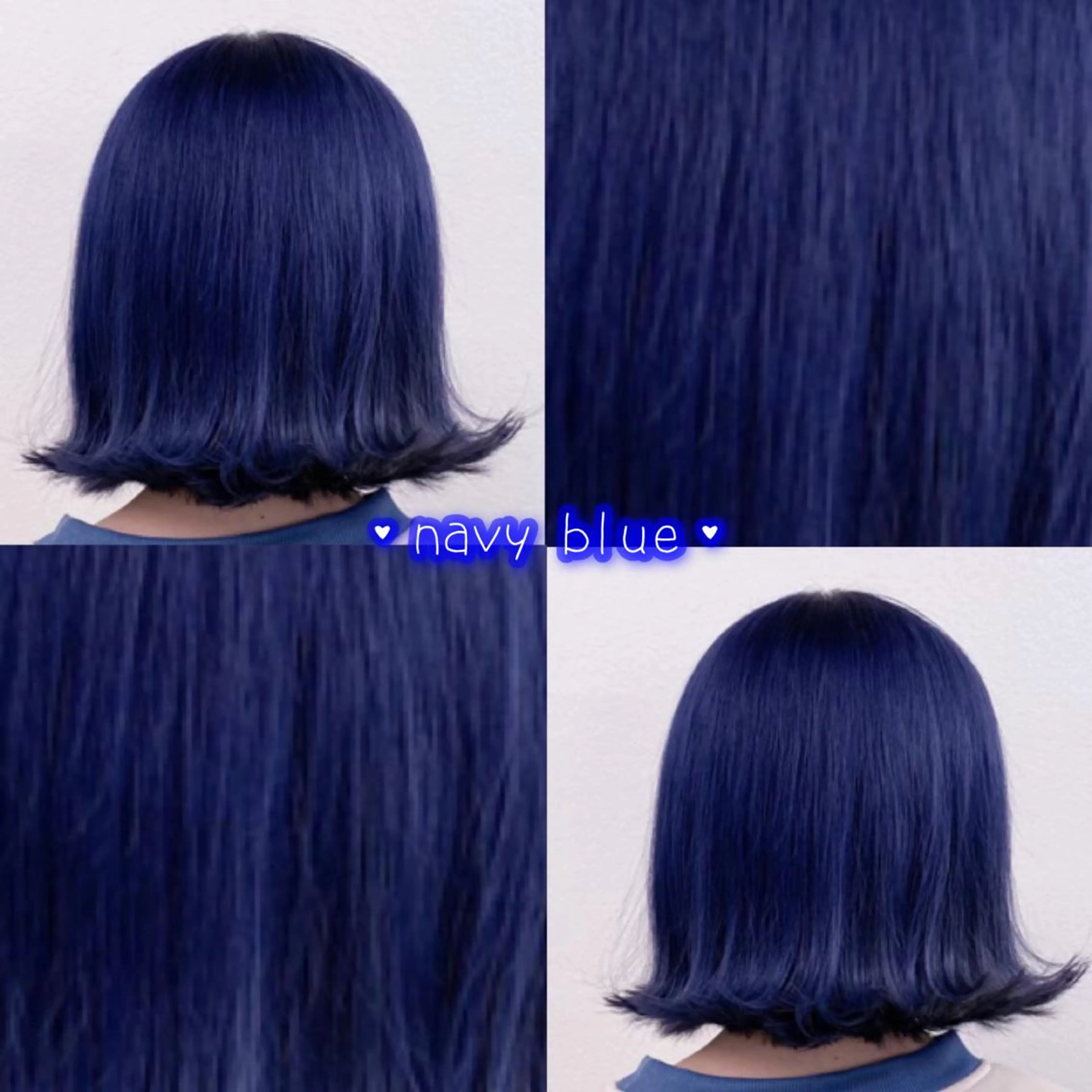 ミディアム カラー ヘアアレンジ ブルーカラー グレージュ ネイビーカラー トリートメント 全色特化美容師 /コウスケ🎨のヘアスタイル