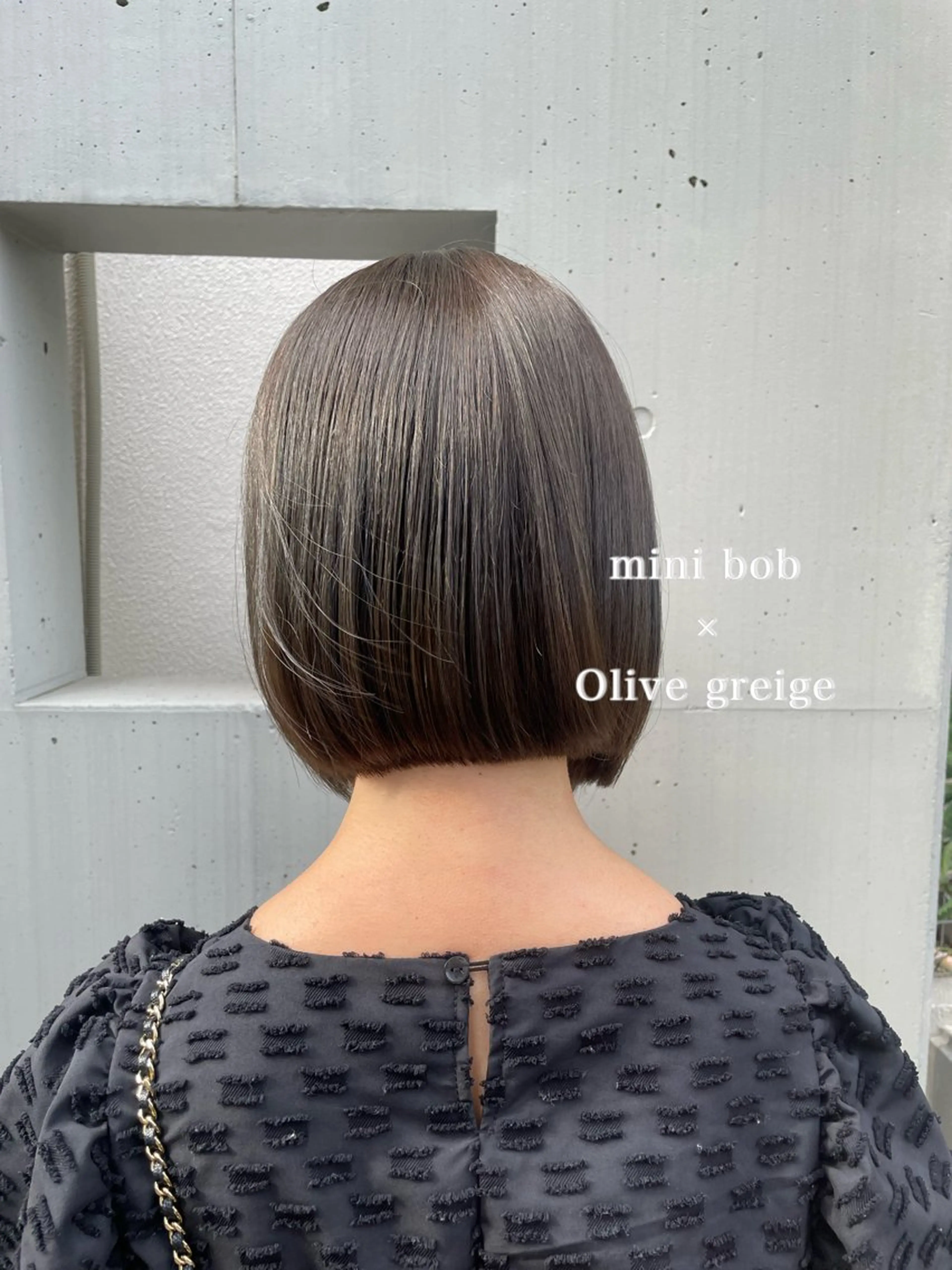 【U25限定クーポン】 ミニボブ/収まりボブ カットの写真