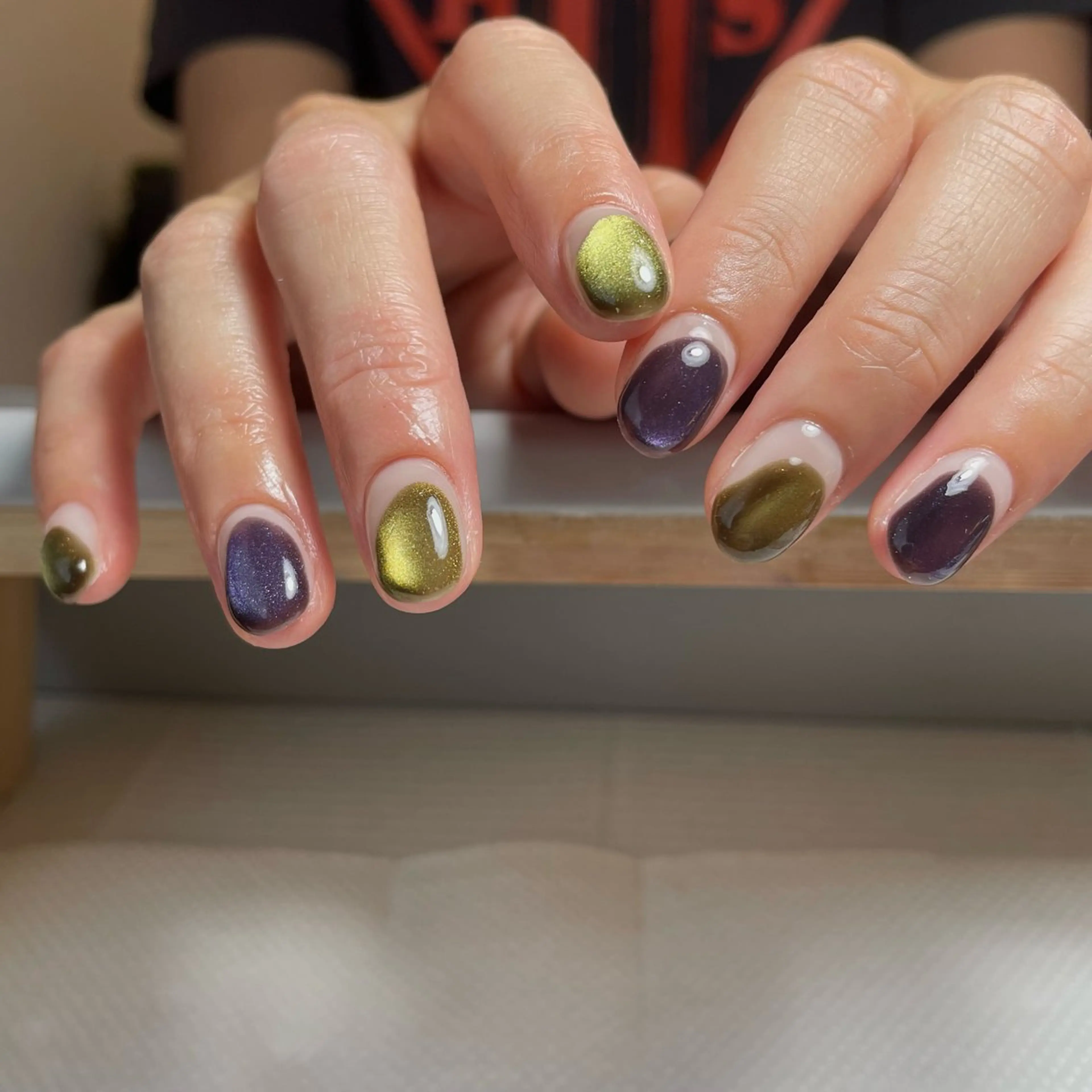 ネイル ハンドネイル ざんねん負け犬ちゃん 南堀江のネイルデザイン