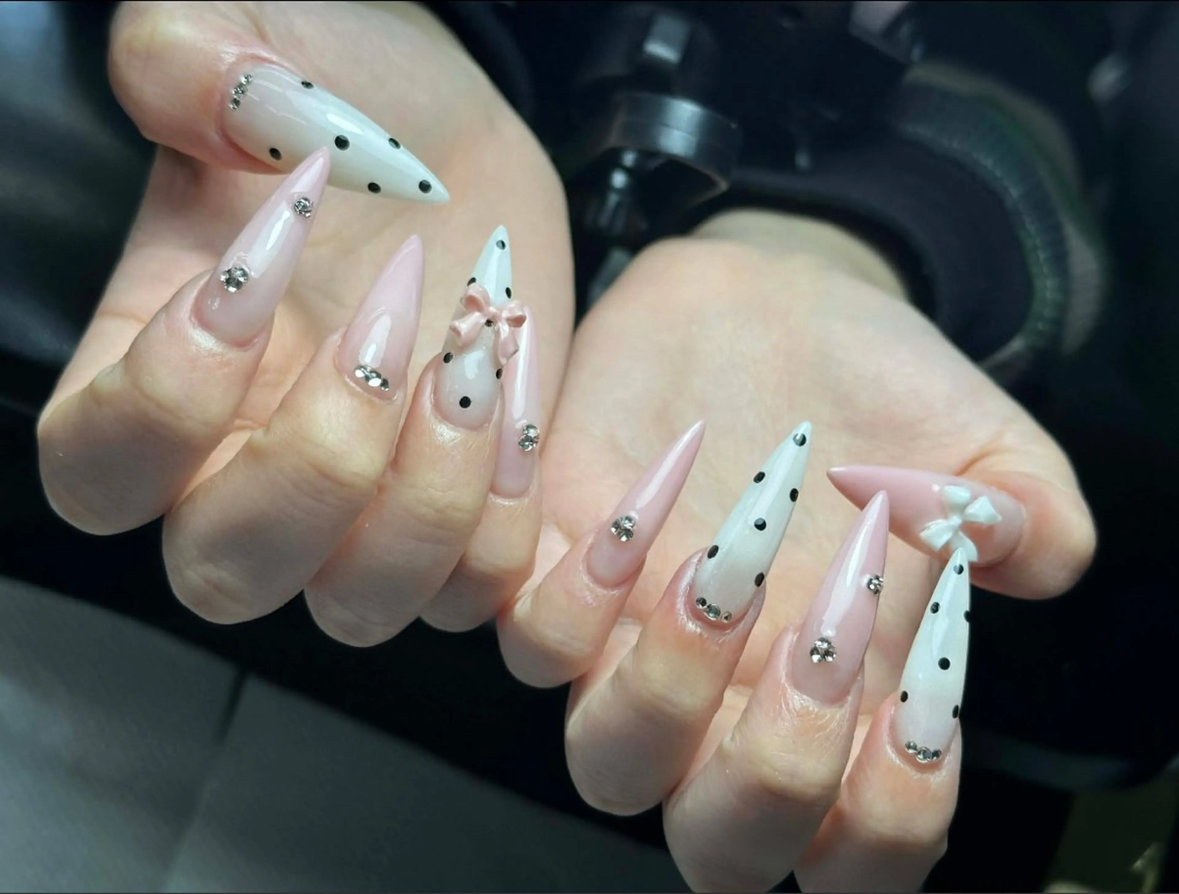 ネイル 韓国ネイル 持ち込み ニュアンスネイル ネイルチップ ハンドネイル Tini ANA.CHUOのネイルデザイン