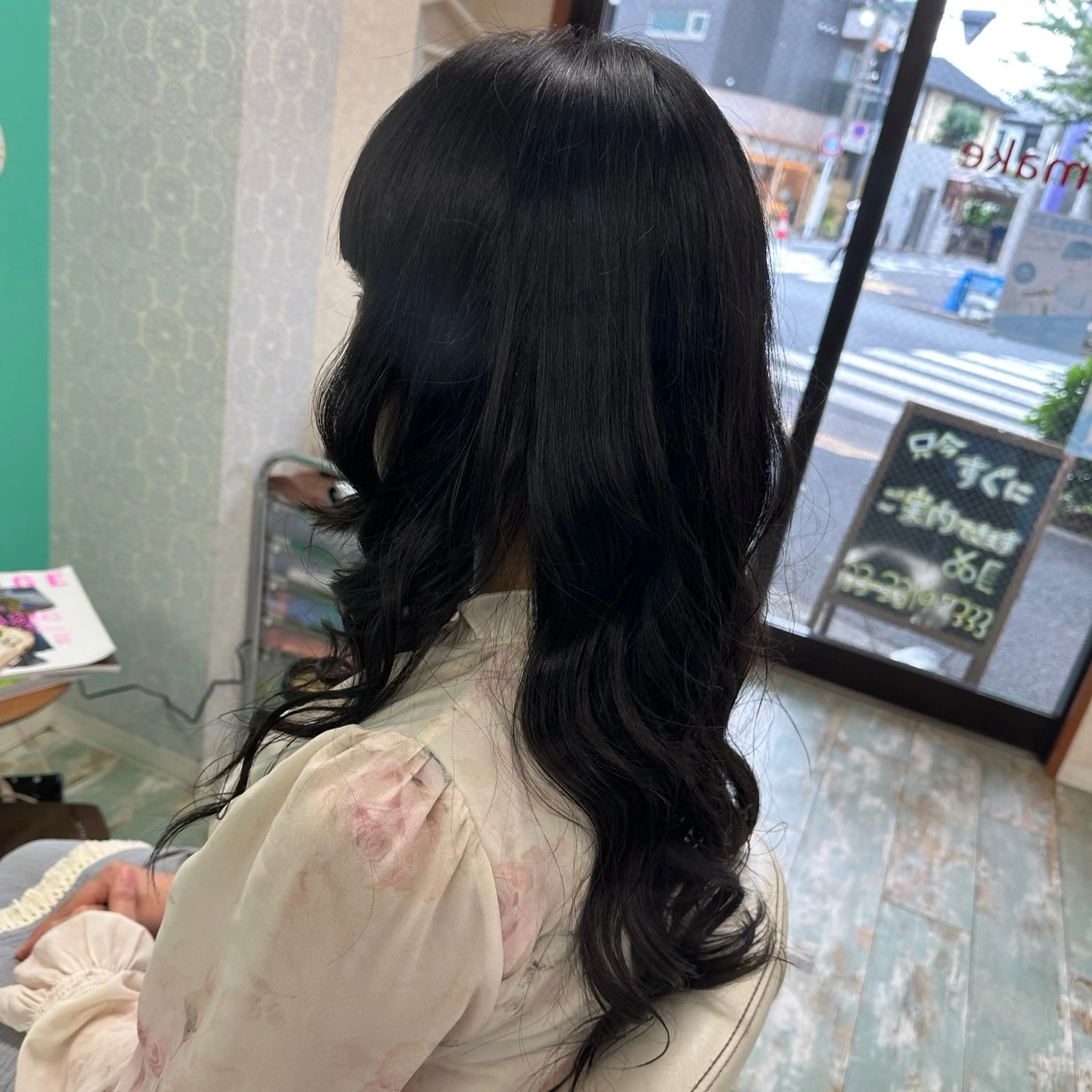 ロング ヘアセット 三原 友美のヘアスタイル