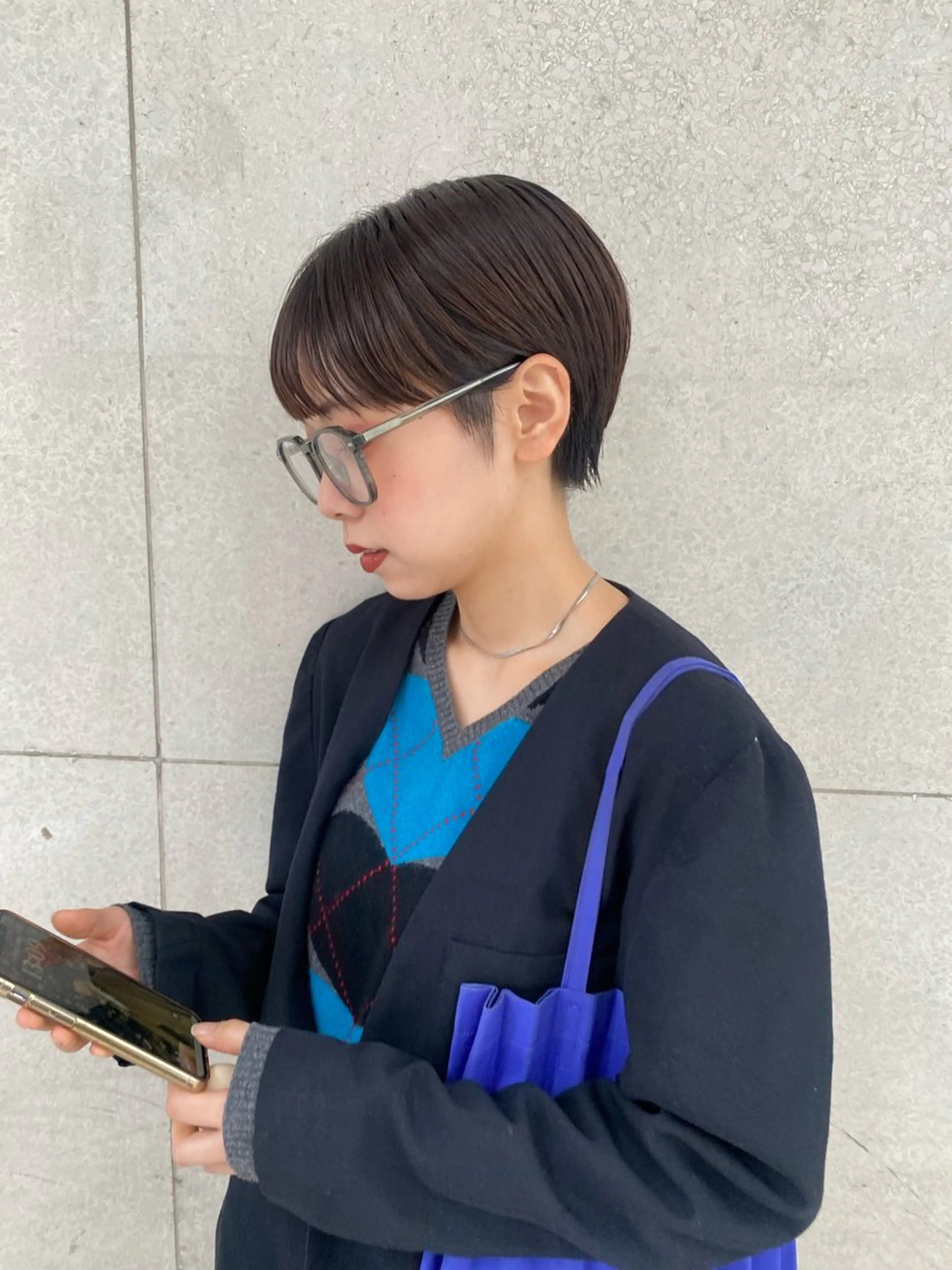 ショート カラー カット ヘアカラー トリートメント 🟩くすみカラー/ボ ブ/ショート/大司のヘアスタイル