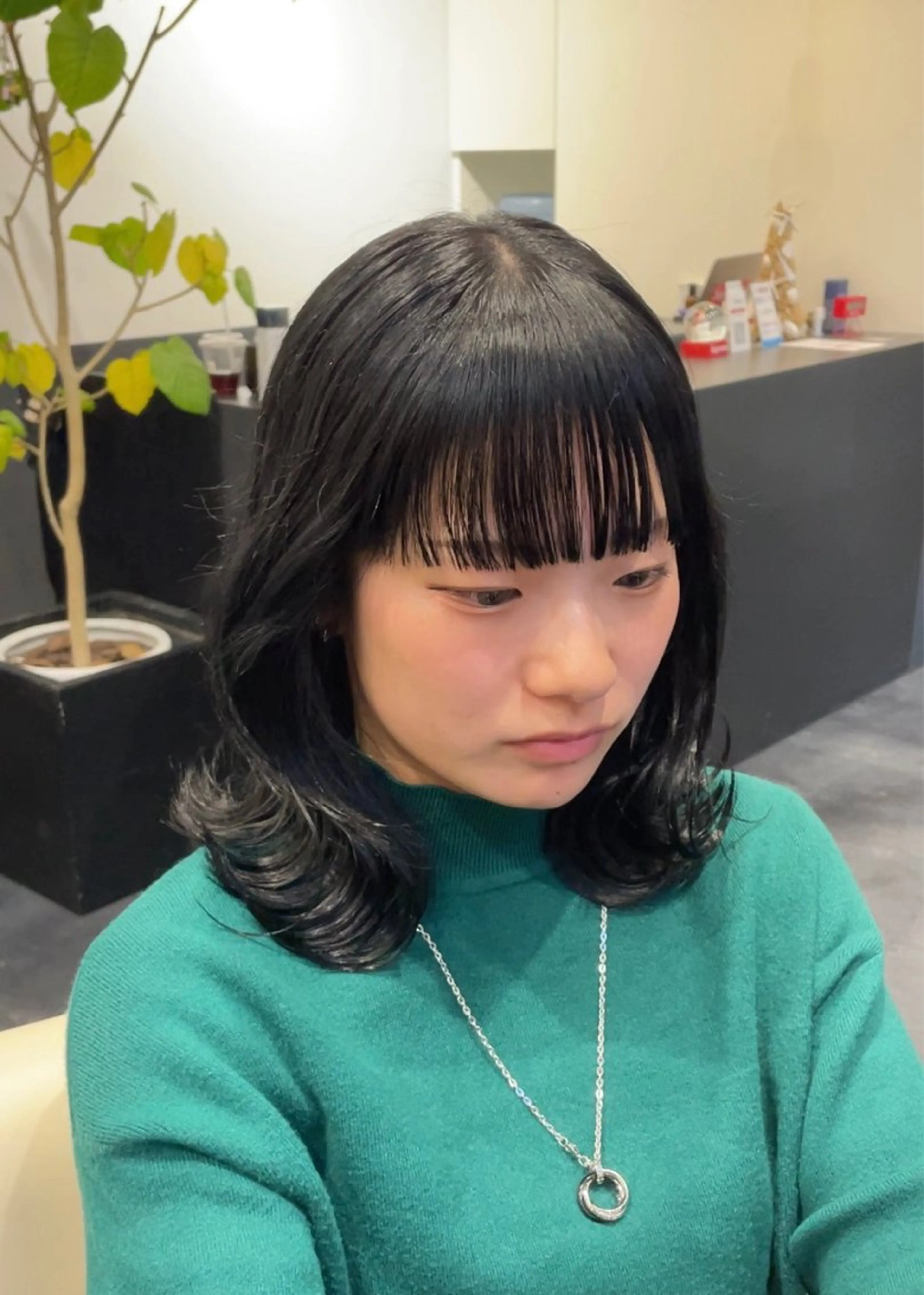 ショート ヘアカラー トリートメント 🦖JIN HAIR DESIGN🦖のヘアスタイル