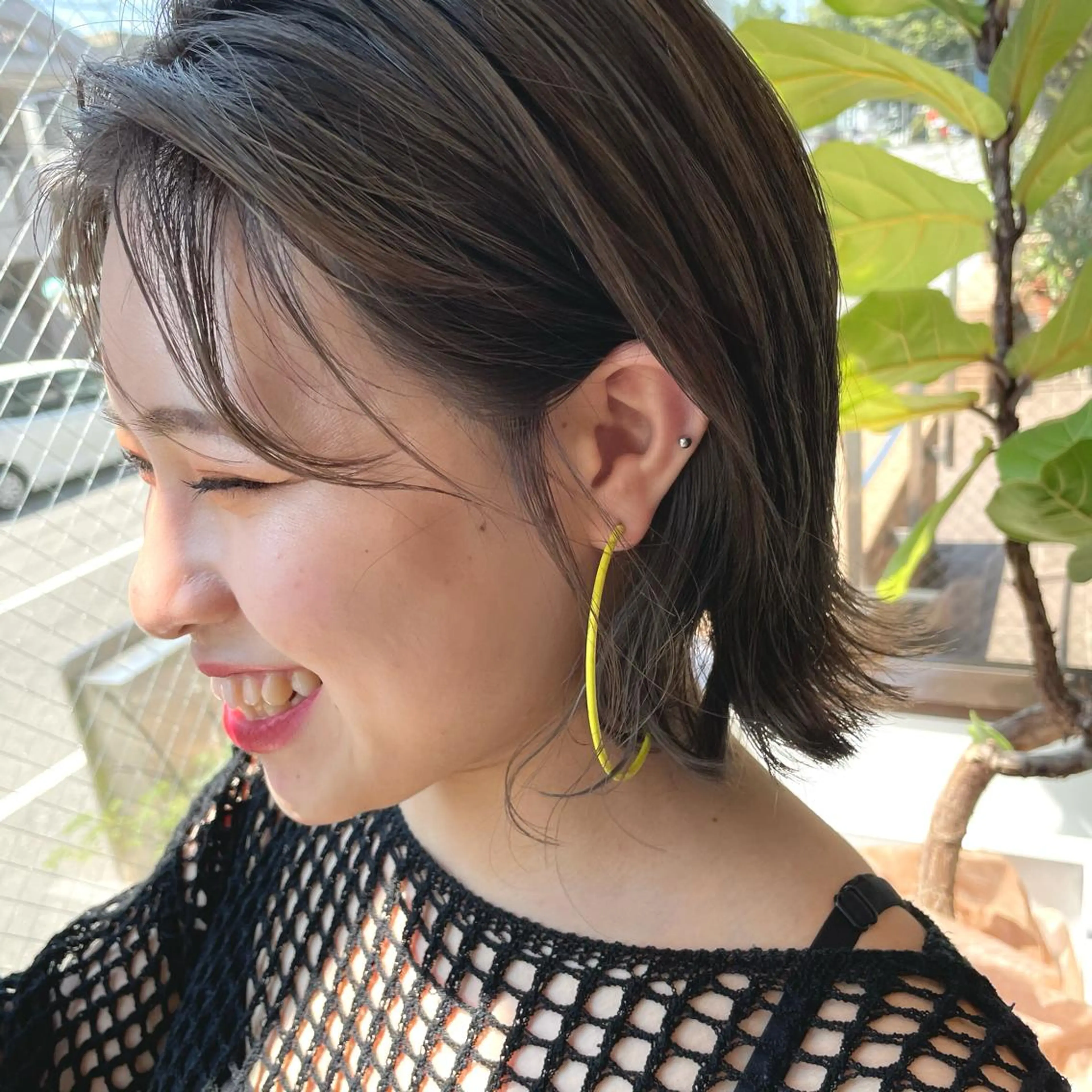 ショート TRENCH所属・レイヤー/ボブ/ 自由が丘/工藤さくらのヘアスタイル