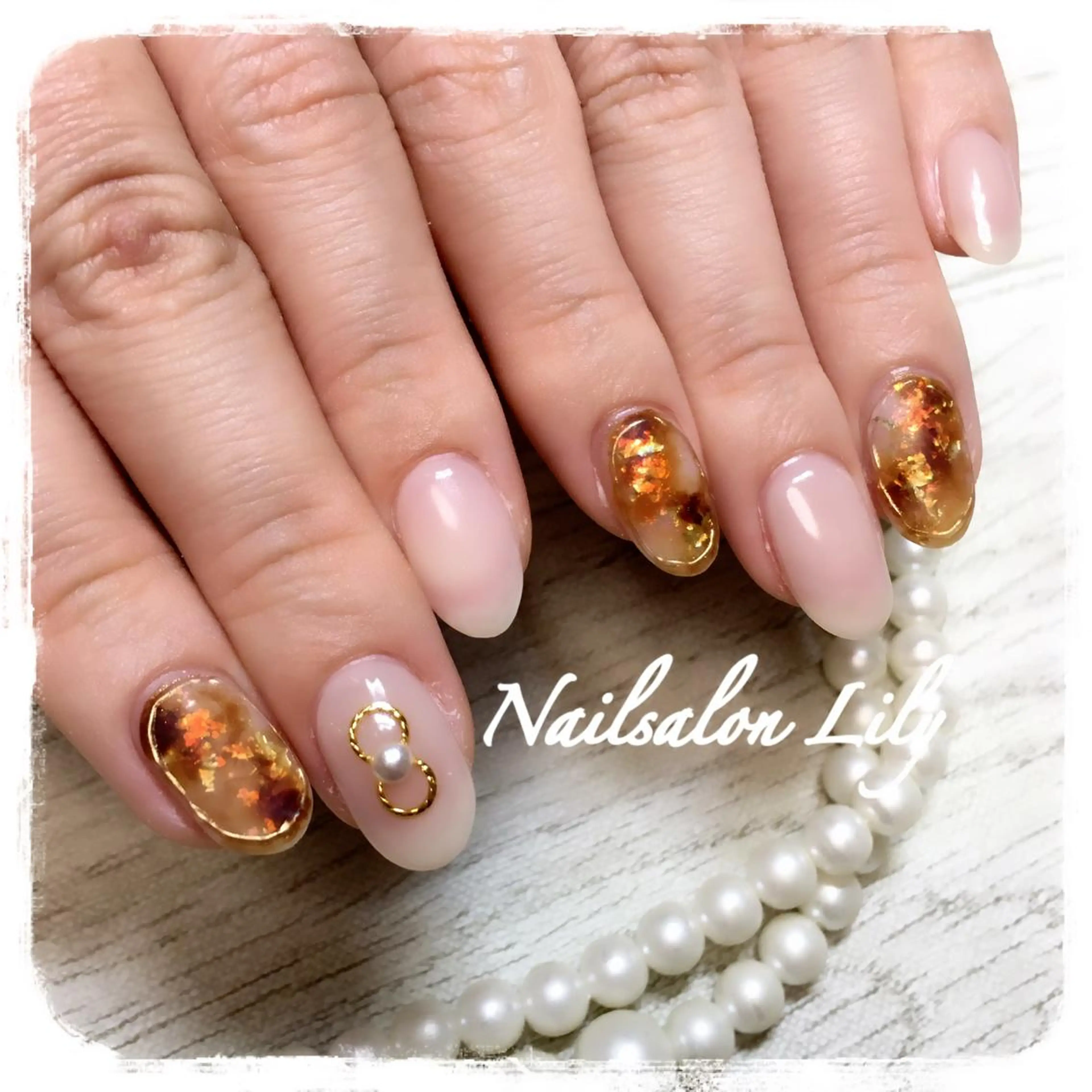 ネイル ハンドネイル Lily*nail 🌻Mii🌻のネイルデザイン