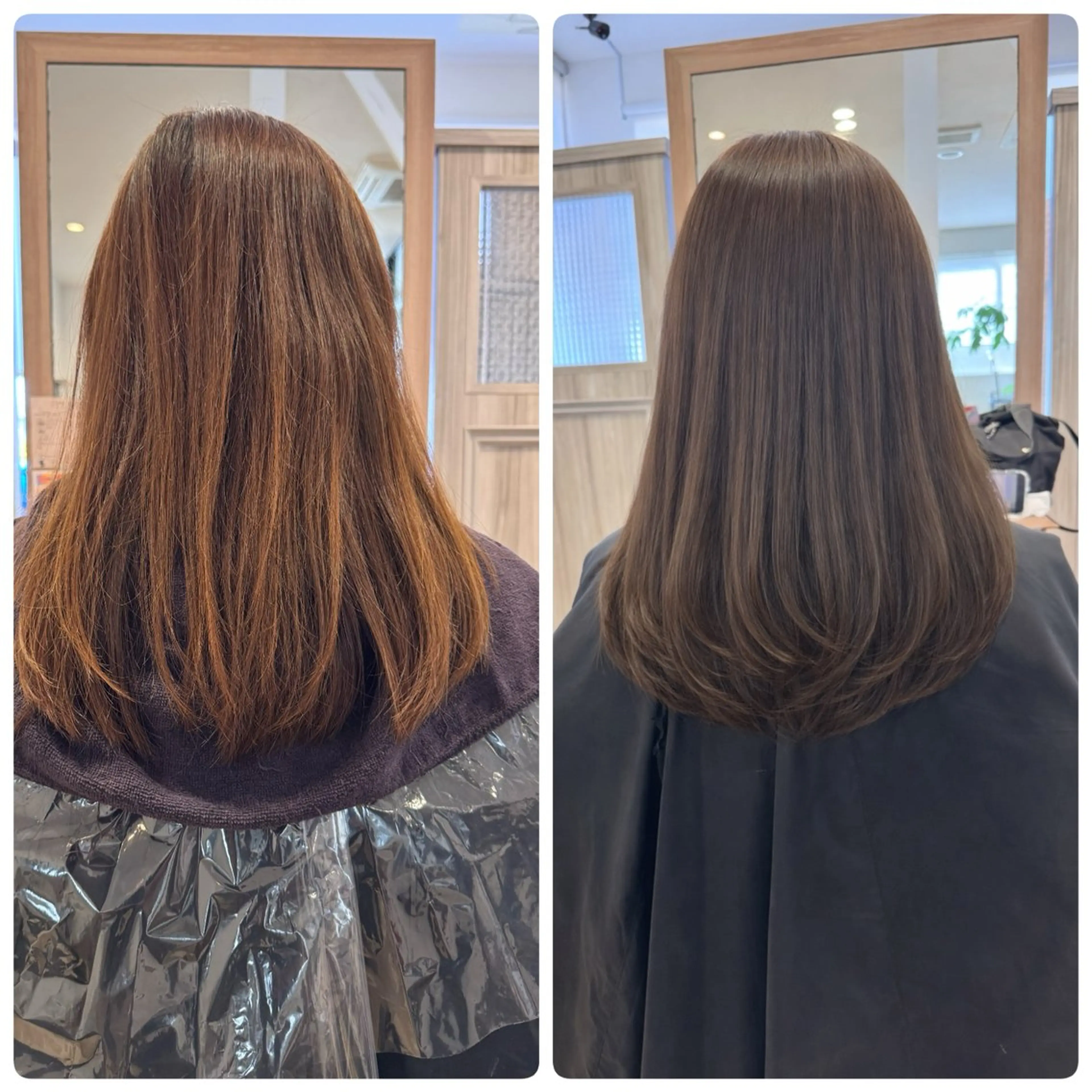 ロング レイヤーカット カット ヘアカラー アライズ所属・✨髪質改善✨ブリーチ 無しカラー山下竣介のヘアスタイル