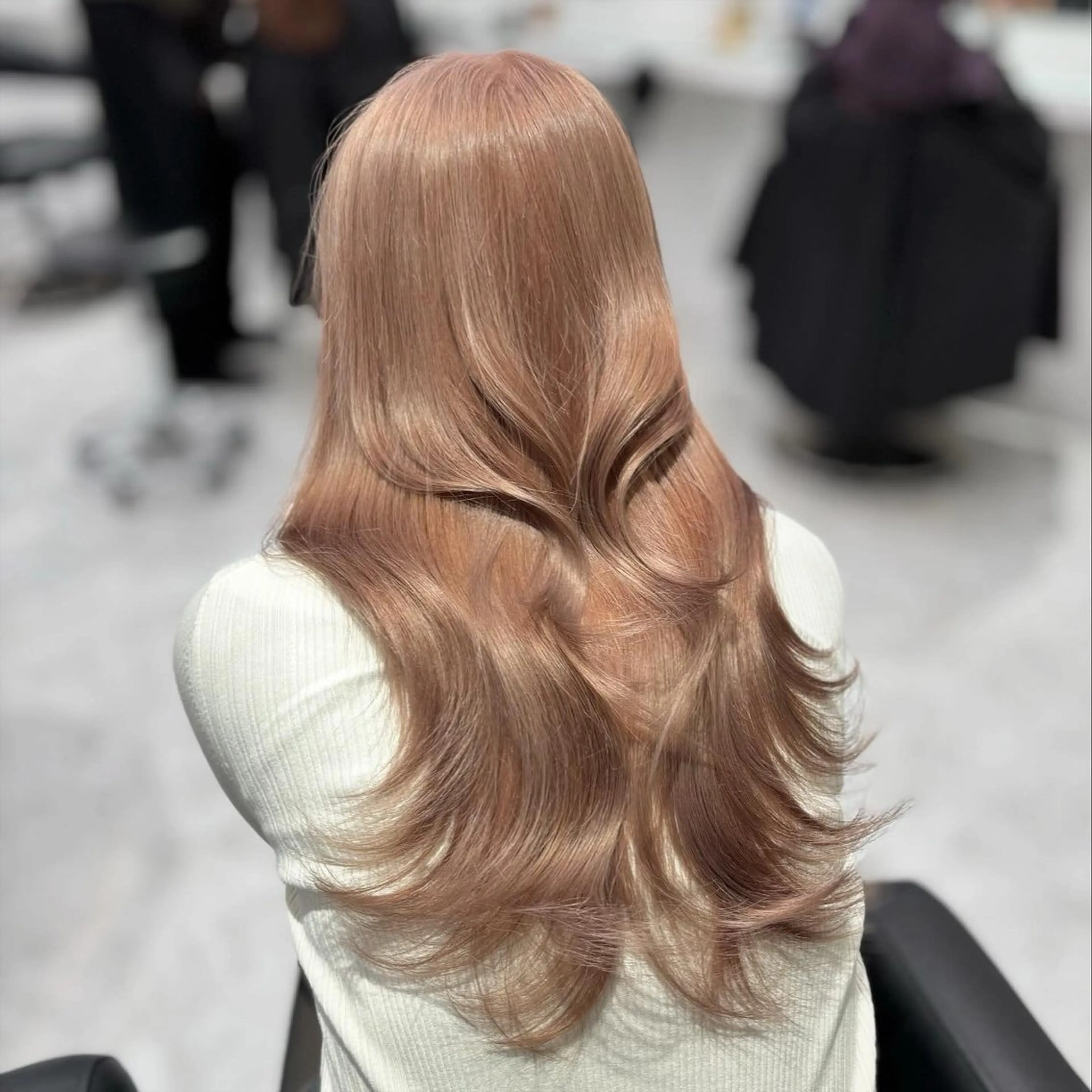 セミロング カラー パーマ ヘアアレンジ メンズ ヘアカラー ♡ 𝐑𝐈𝐎♡のヘアスタイル