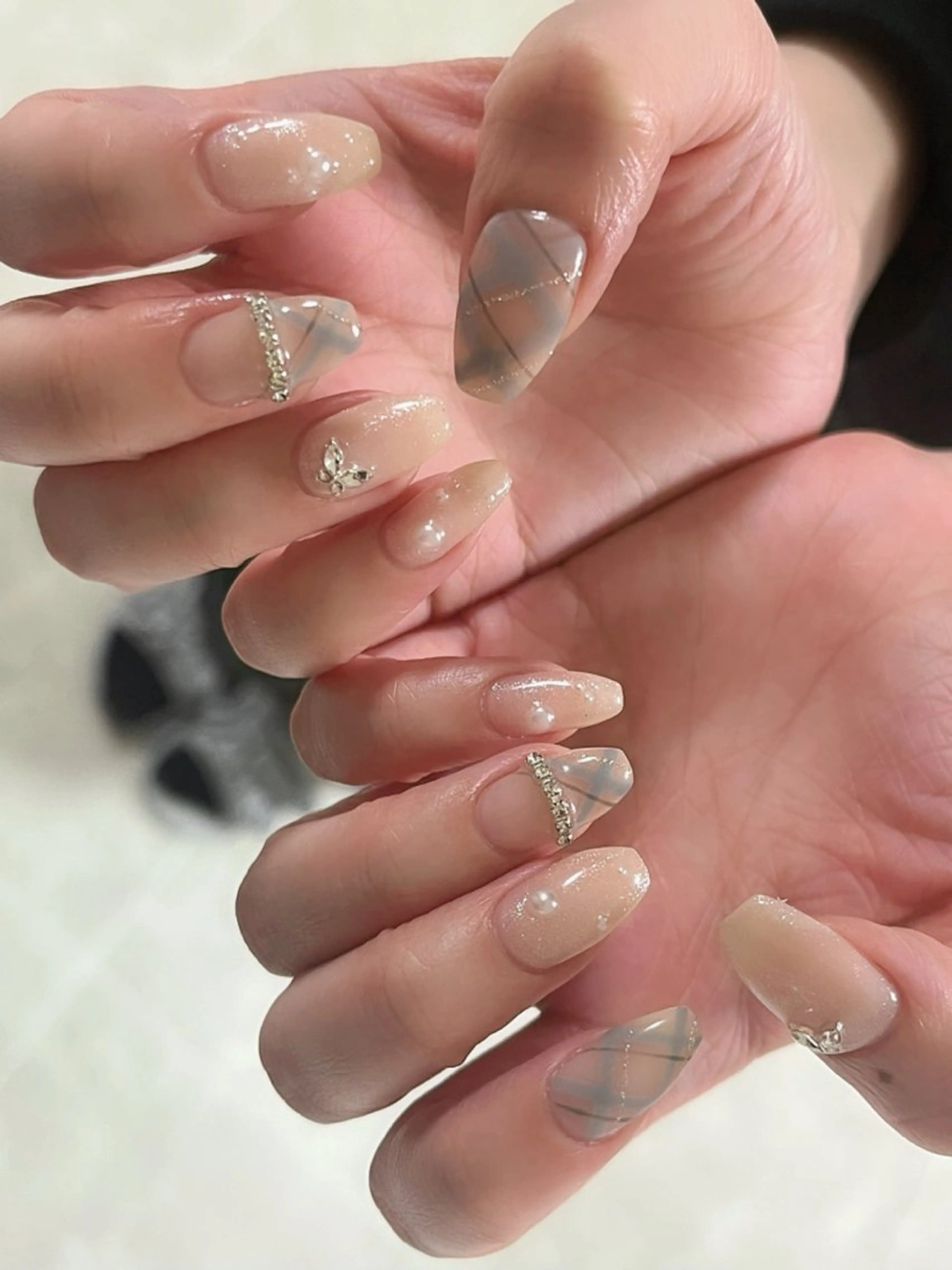 ネイル アートネイル ハンドネイル Protea ❁⃘*.ﾟ清家 美穂のネイルデザイン