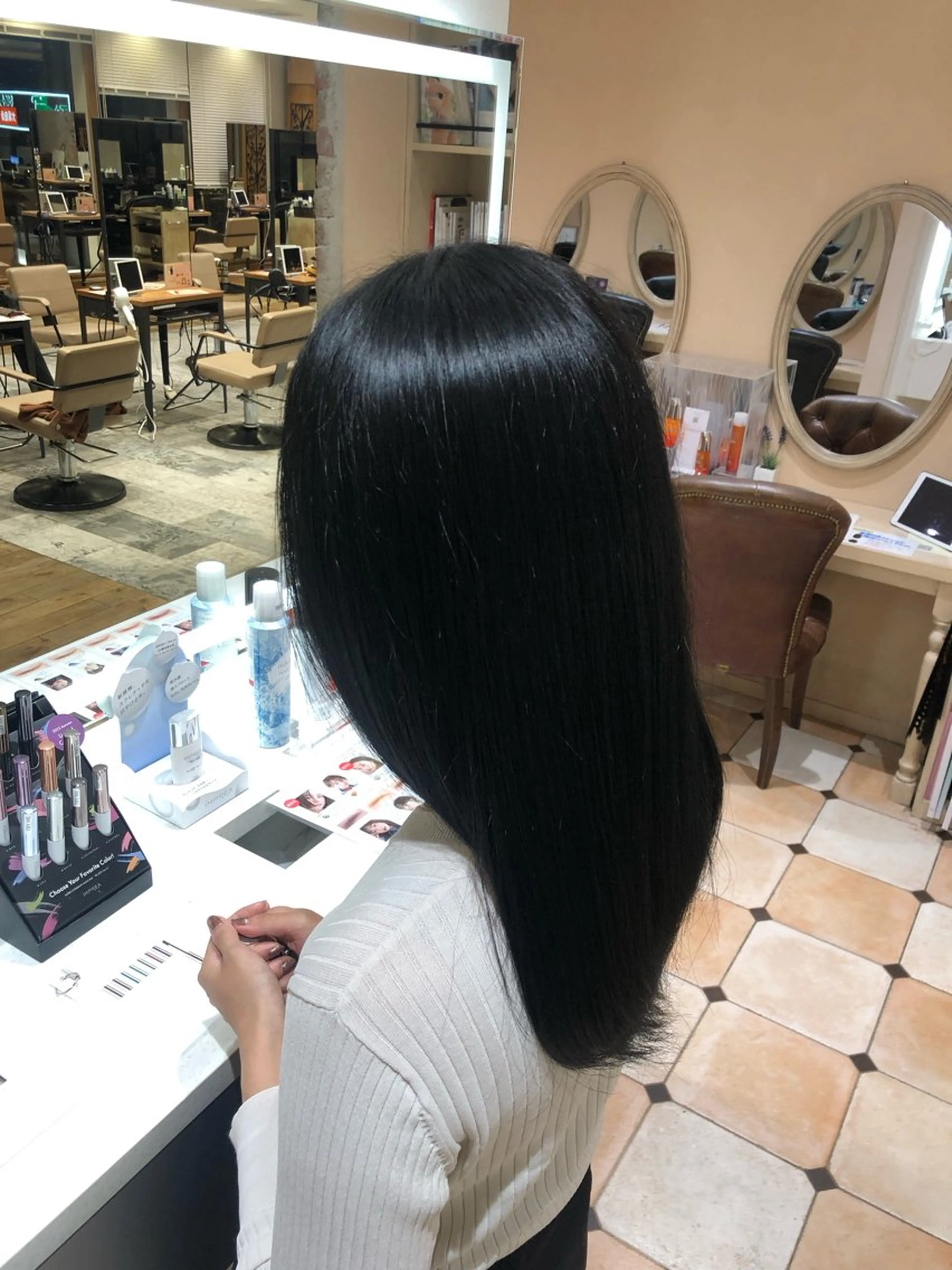 ロング カラー 新宿／透明感カラー/ 髪質改善/早野大空のヘアスタイル