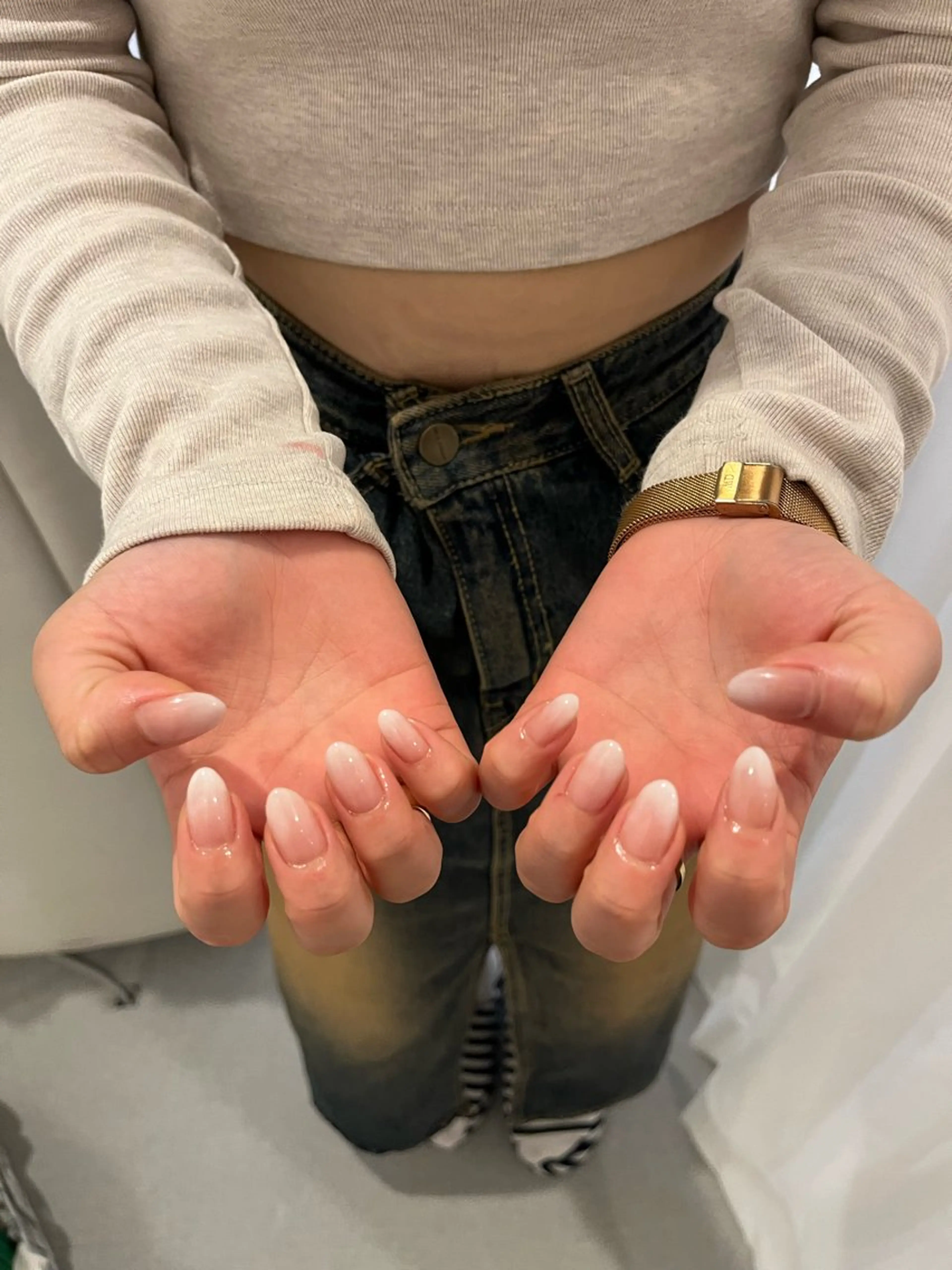 ネイル グラデーション 浅野 優衣のネイルデザイン