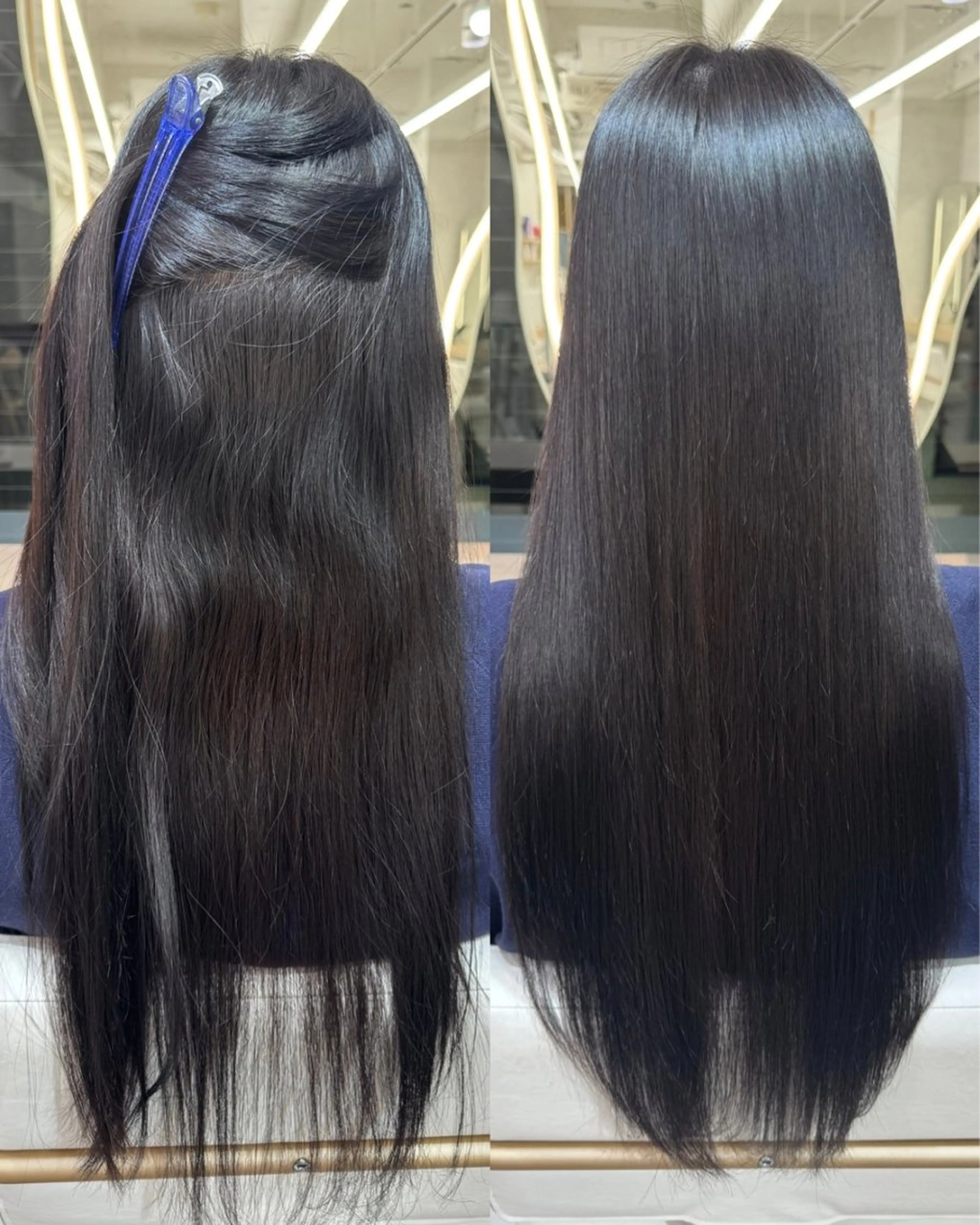 ロング パーマ 韓国レイヤー/ 顔まわり/西野和裕のヘアスタイル