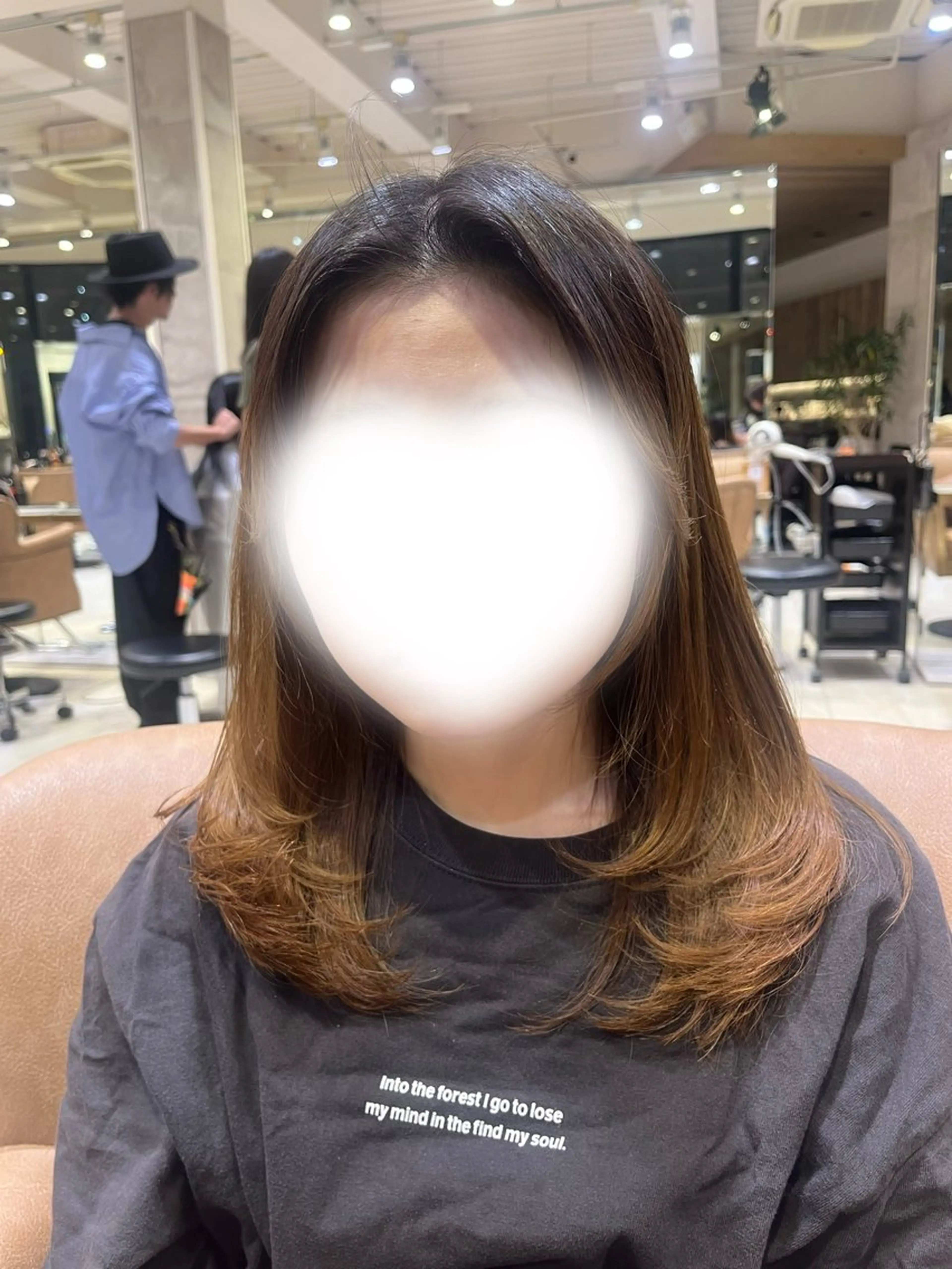 ミディアム ボブ／レイヤーモデル 募集中🫧ゆい🌼のヘアスタイル