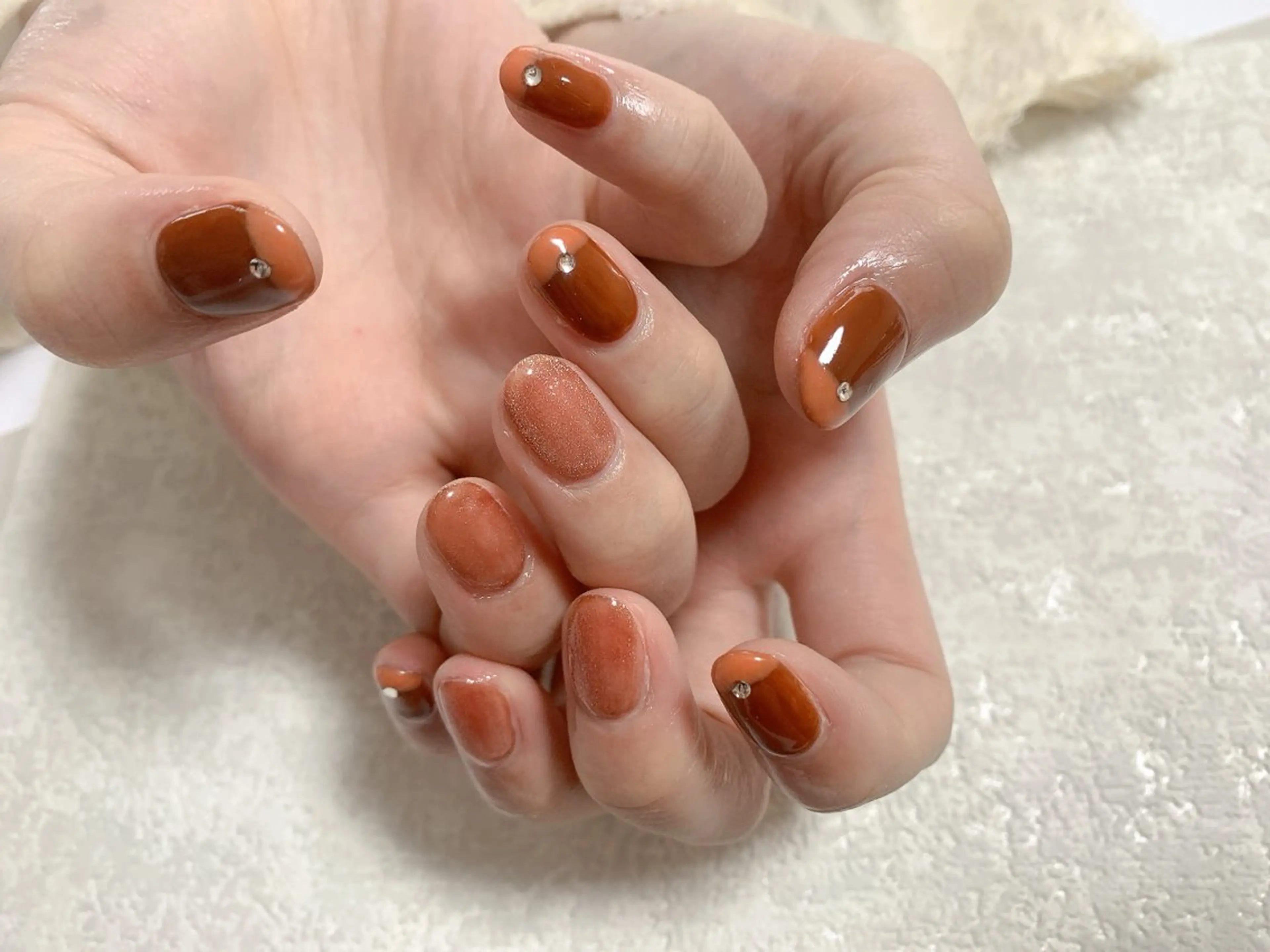 ネイル フレンチネイル ジェルネイル マグネットネイル メンズネイル パラジェル kiki nail たまプラーザのネイルデザイン