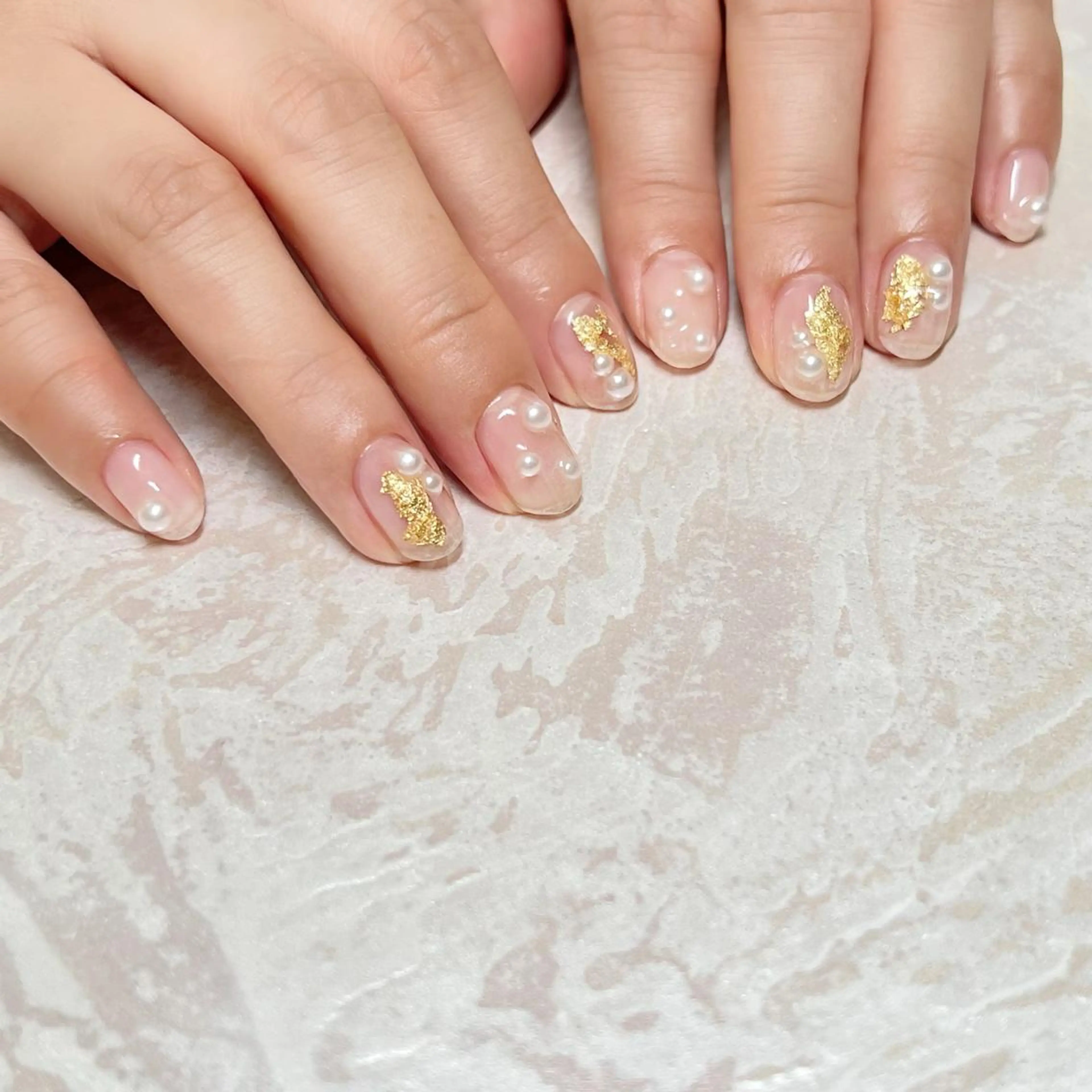ネイル マグネットネイル ニュアンスネイル ショートネイル gemickle nailのネイルデザイン