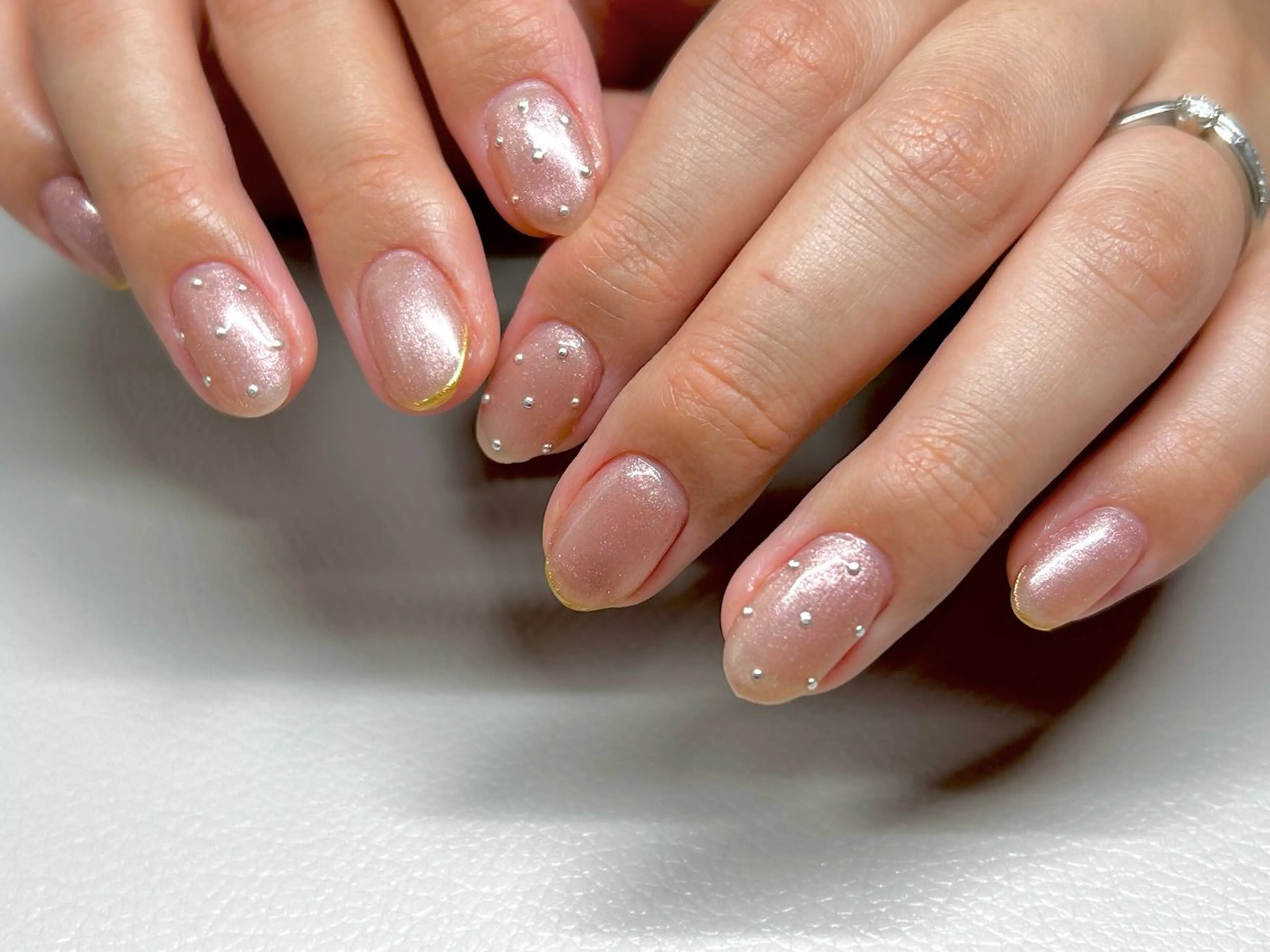 ネイル ピンク amo_nail 岡山市南区自宅ネイルのネイルデザイン
