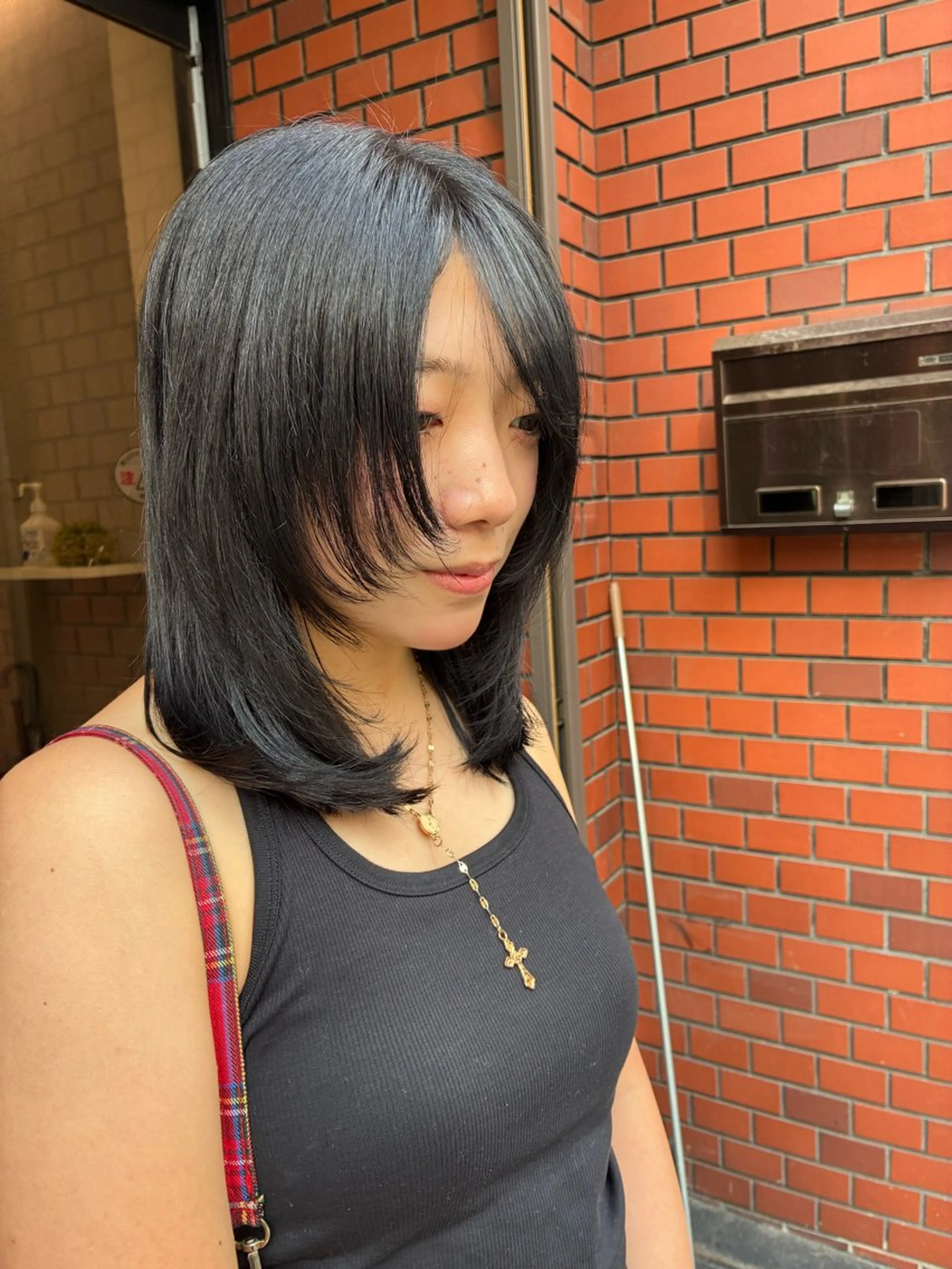 ミディアム ミディアムレイヤー レイヤーカット cocotte🦋 miyuのヘアスタイル